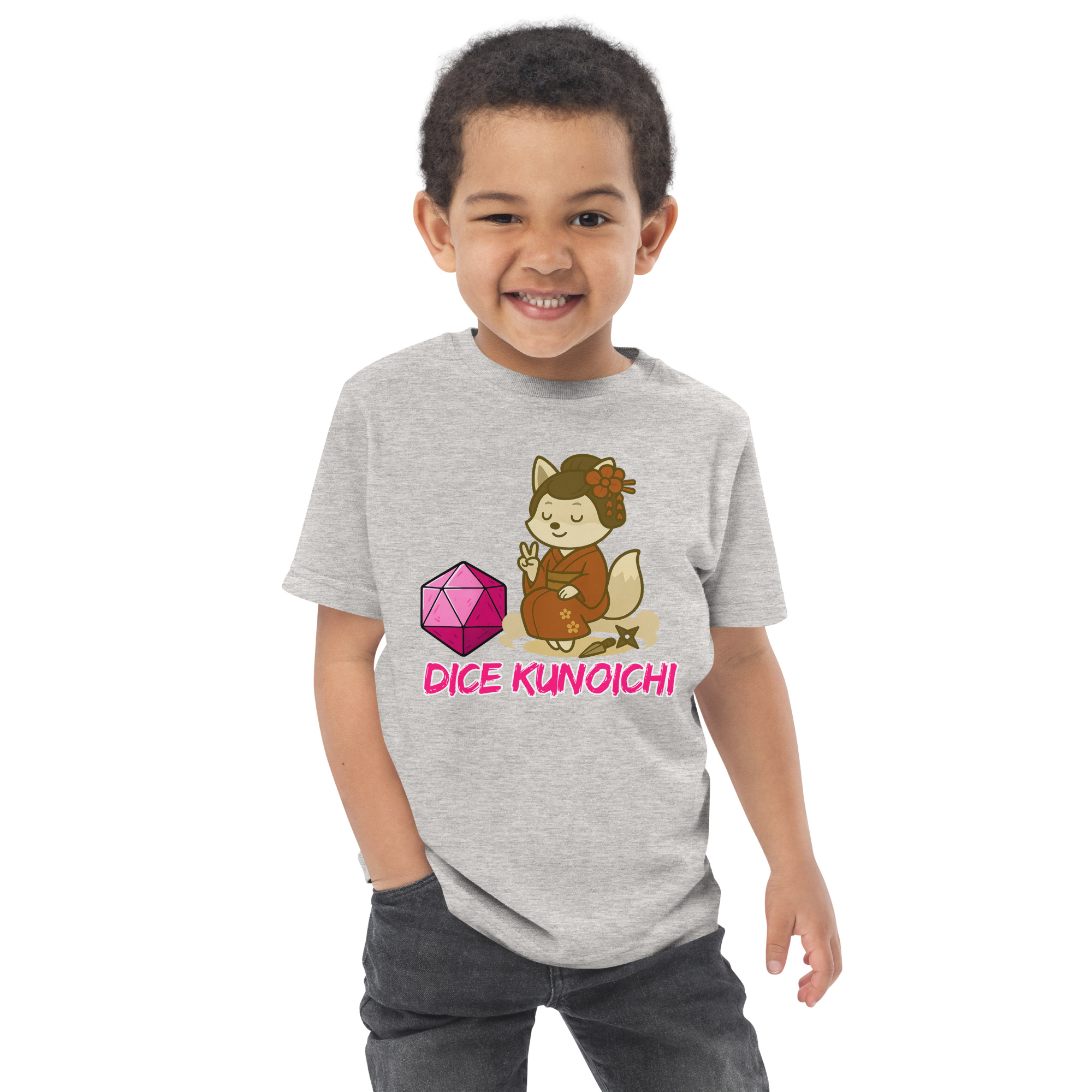 Dice Kunoishi - Jersey-DTG-T-Shirt für Kleinkinder – Bild 16