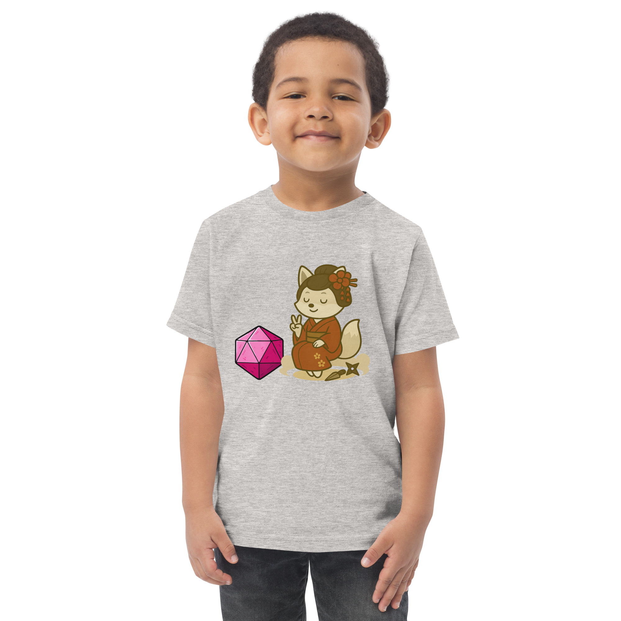 Dicefox Konoishi - Jersey-DTG-T-Shirt für Kleinkinder – Bild 13