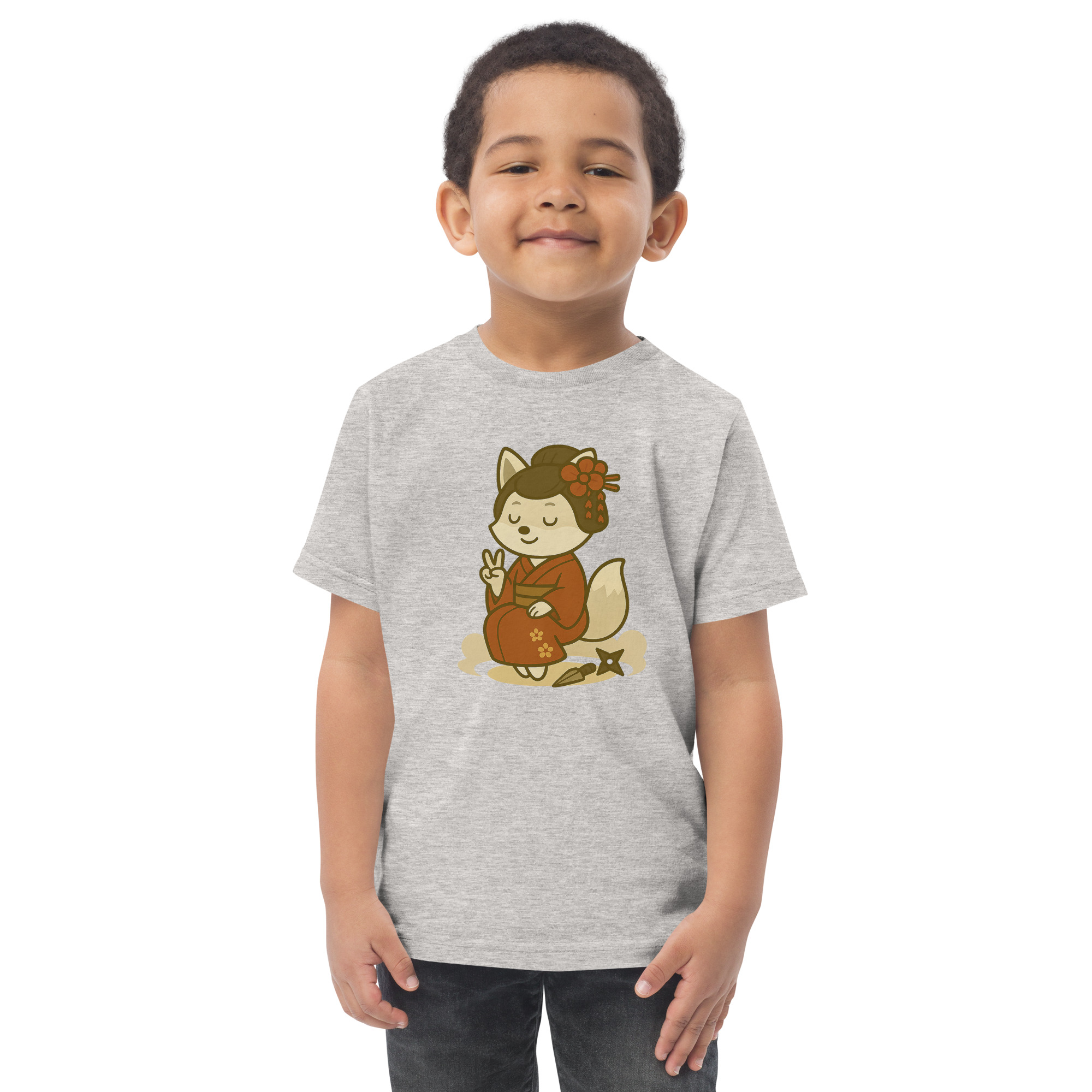 Fox Kunoishi - Jersey-DTG-T-Shirt für Kleinkinder – Bild 13