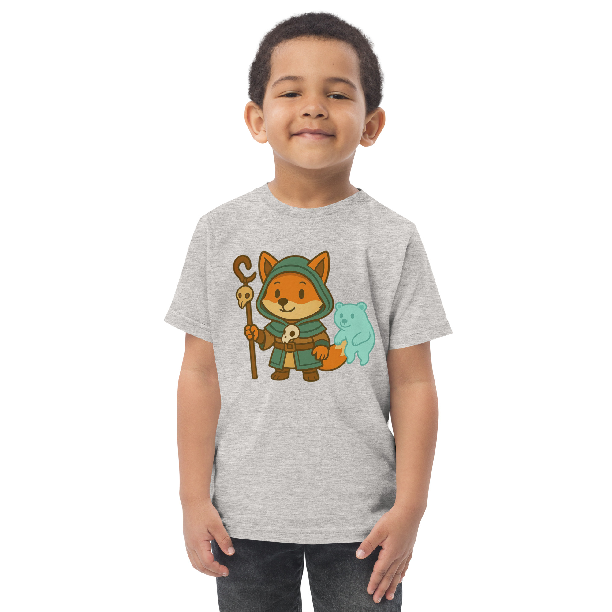 Fox Shaman - Jersey-DTG-T-Shirt für Kleinkinder – Bild 13