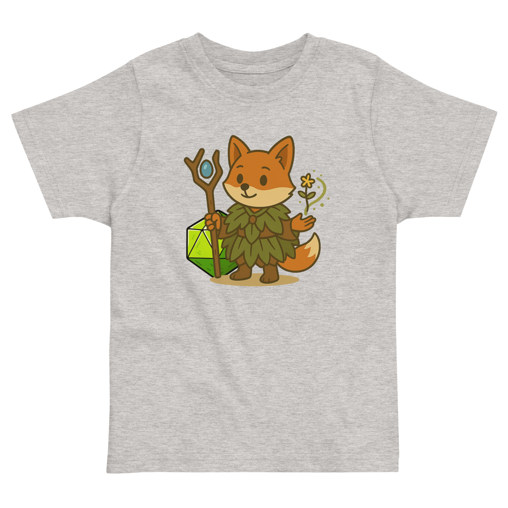 Dicefox Druid - Jersey-DTG-T-Shirt für Kleinkinder – Bild 4