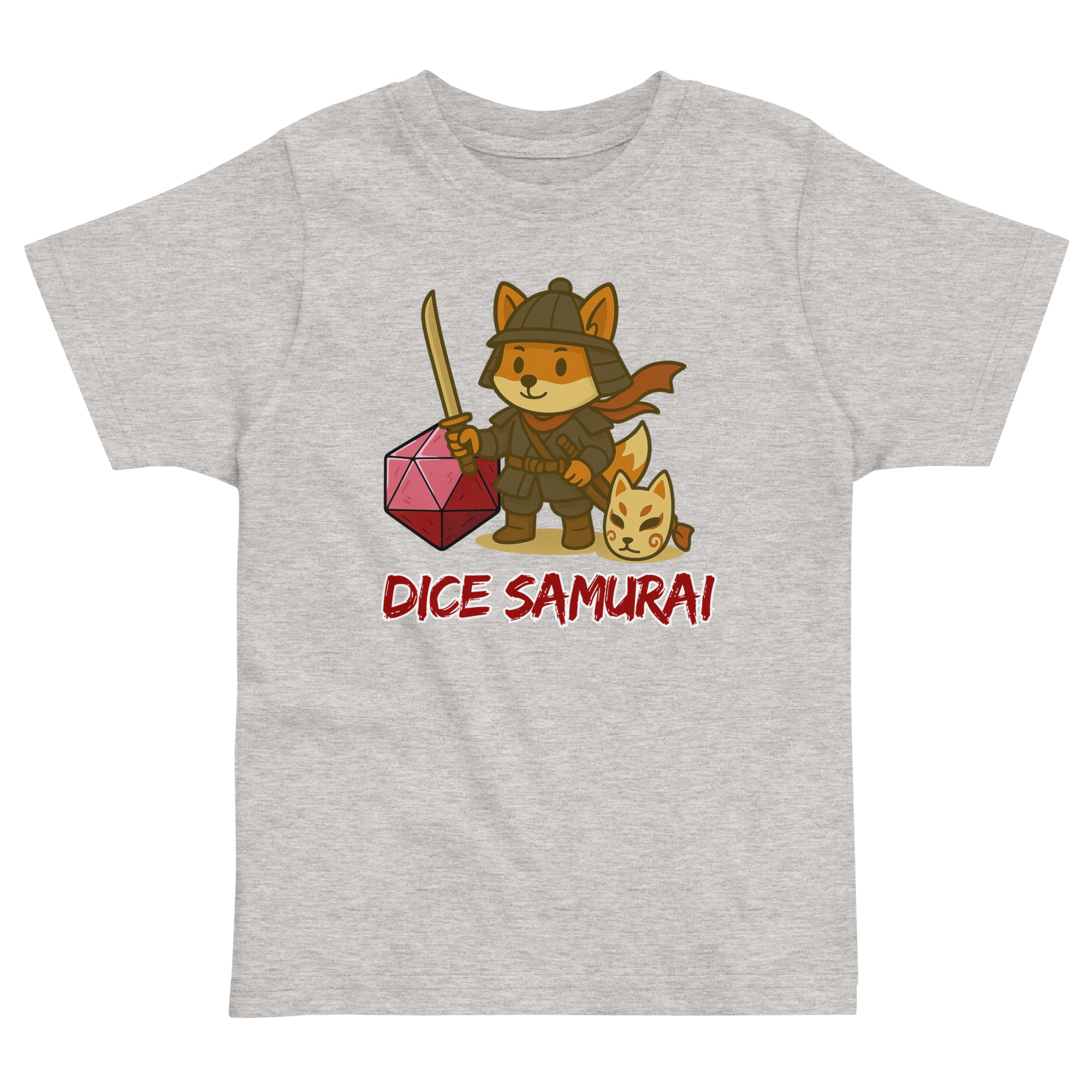 Dice Samurai - Jersey-DTG-T-Shirt für Kleinkinder – Bild 4