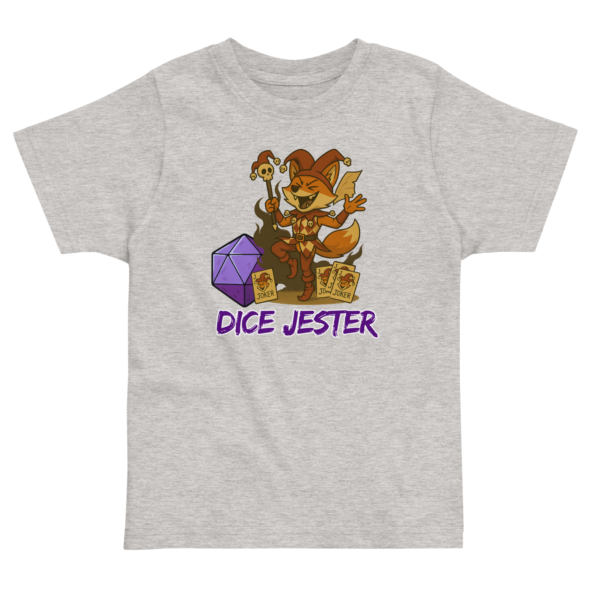Dice Jester - Jersey-DTG-T-Shirt für Kleinkinder – Bild 4
