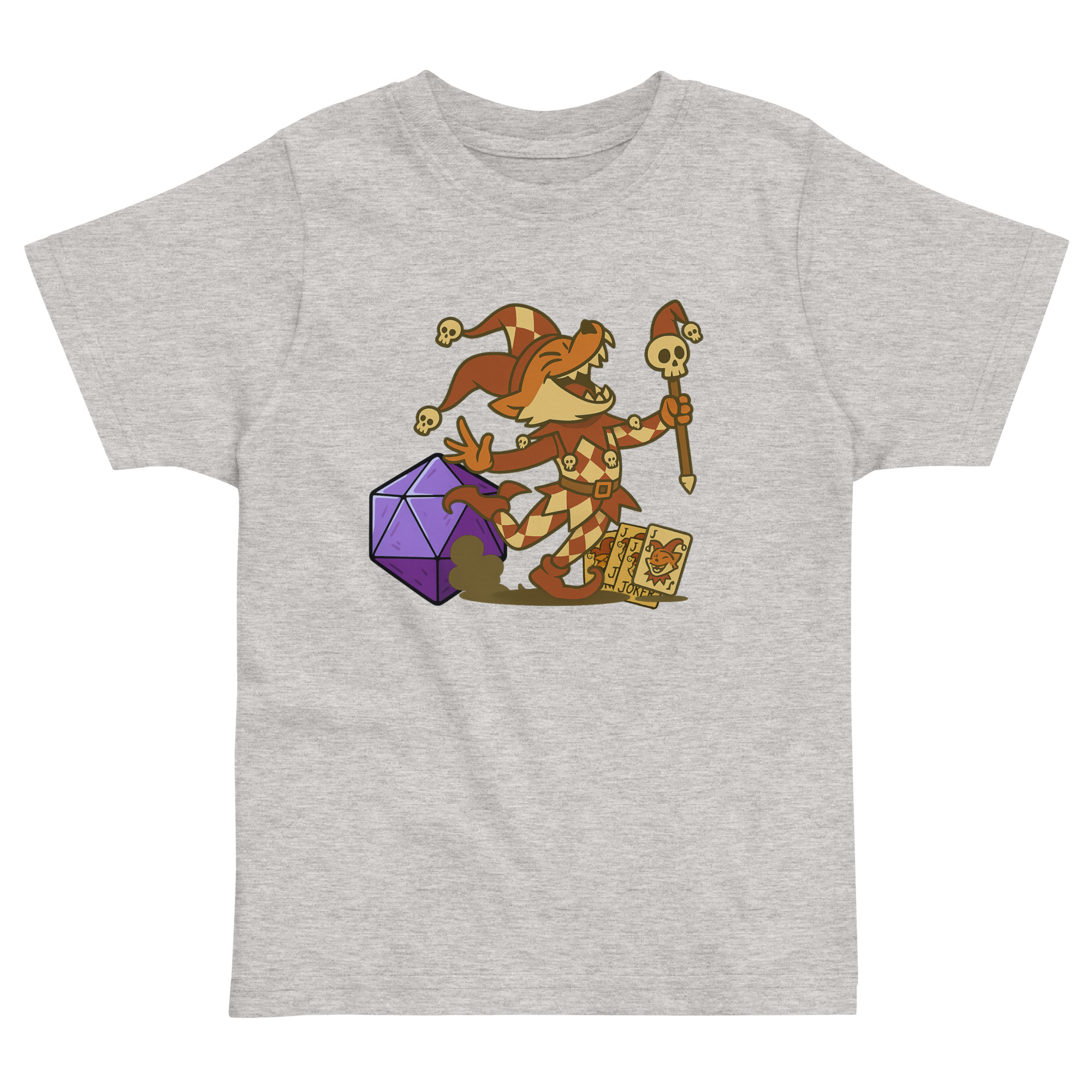 Dicefox Trickser - Jersey-DTG-T-Shirt für Kleinkinder – Bild 4