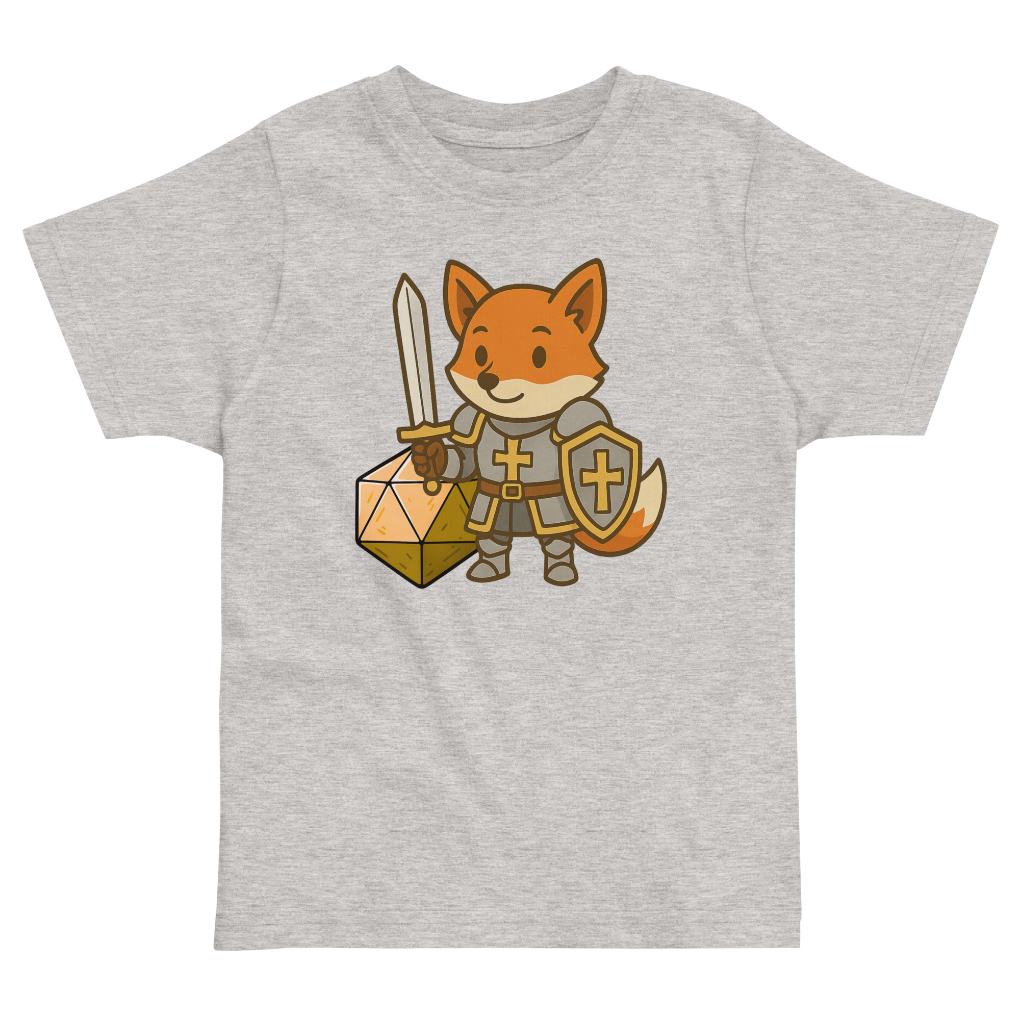 Dicefox Paladin - Jersey-DTG-T-Shirt für Kleinkinder – Bild 4