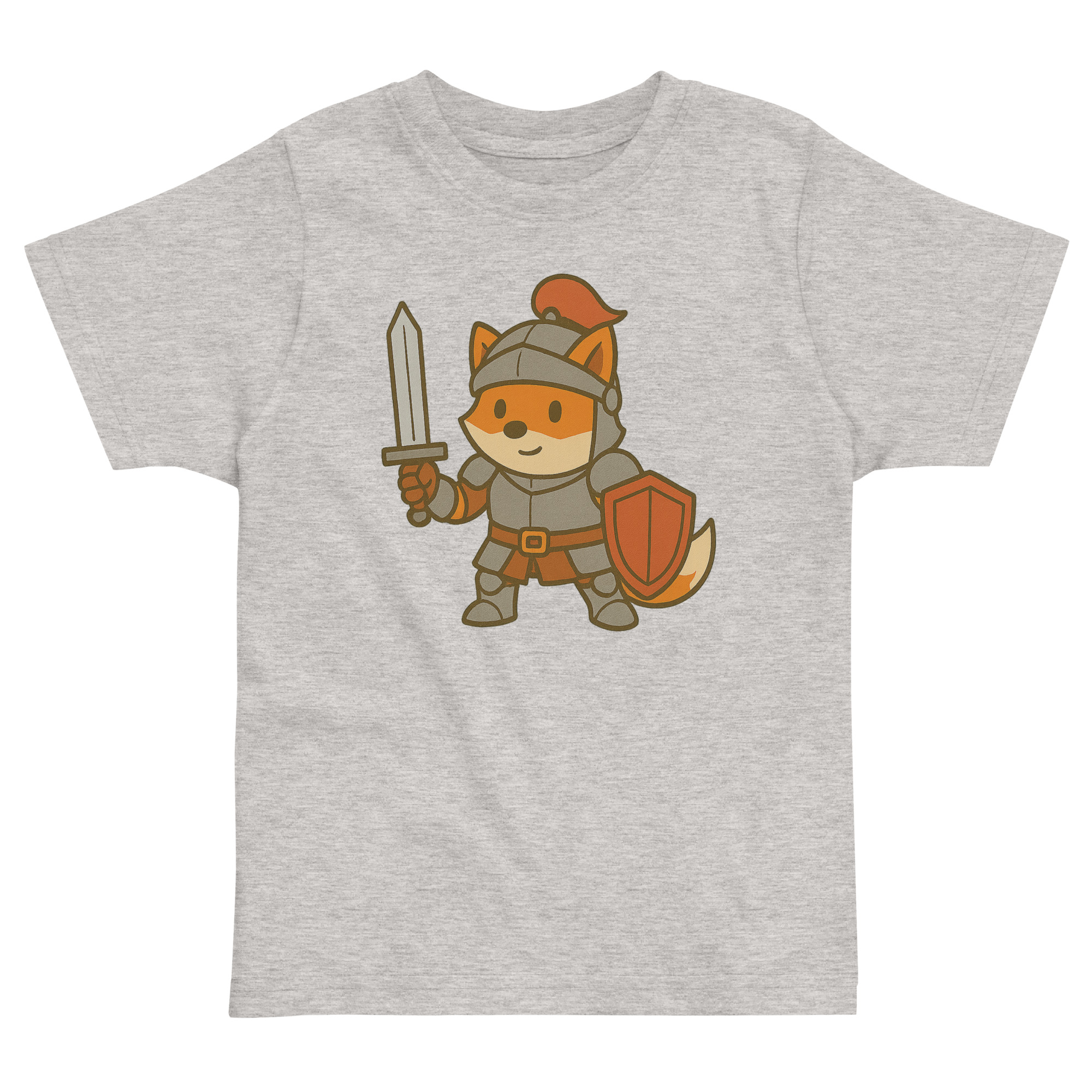 Fox Knight - Jersey-DTG-T-Shirt für Kleinkinder – Bild 4