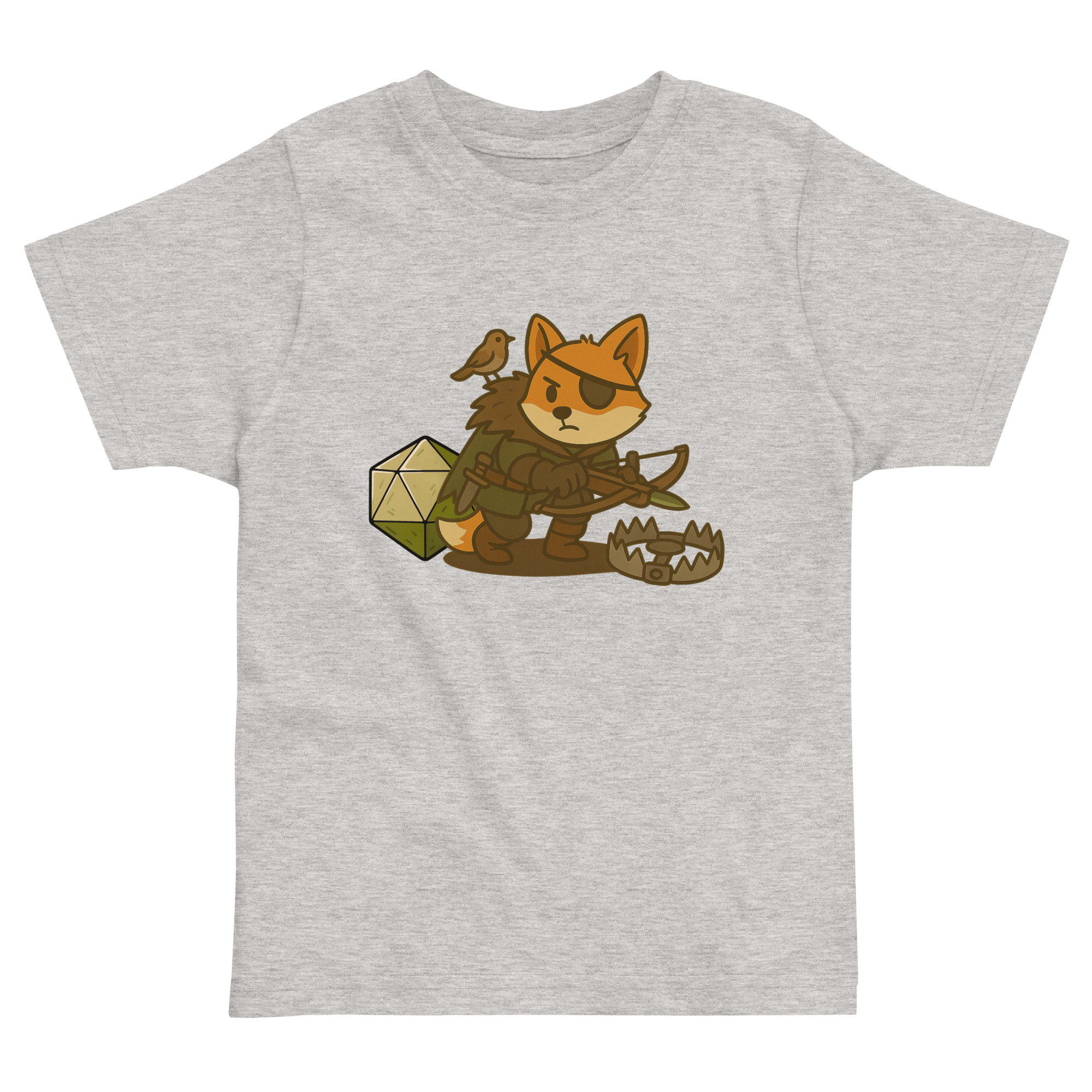 Dicefox Hunter - Jersey-DTG-T-Shirt für Kleinkinder – Bild 4