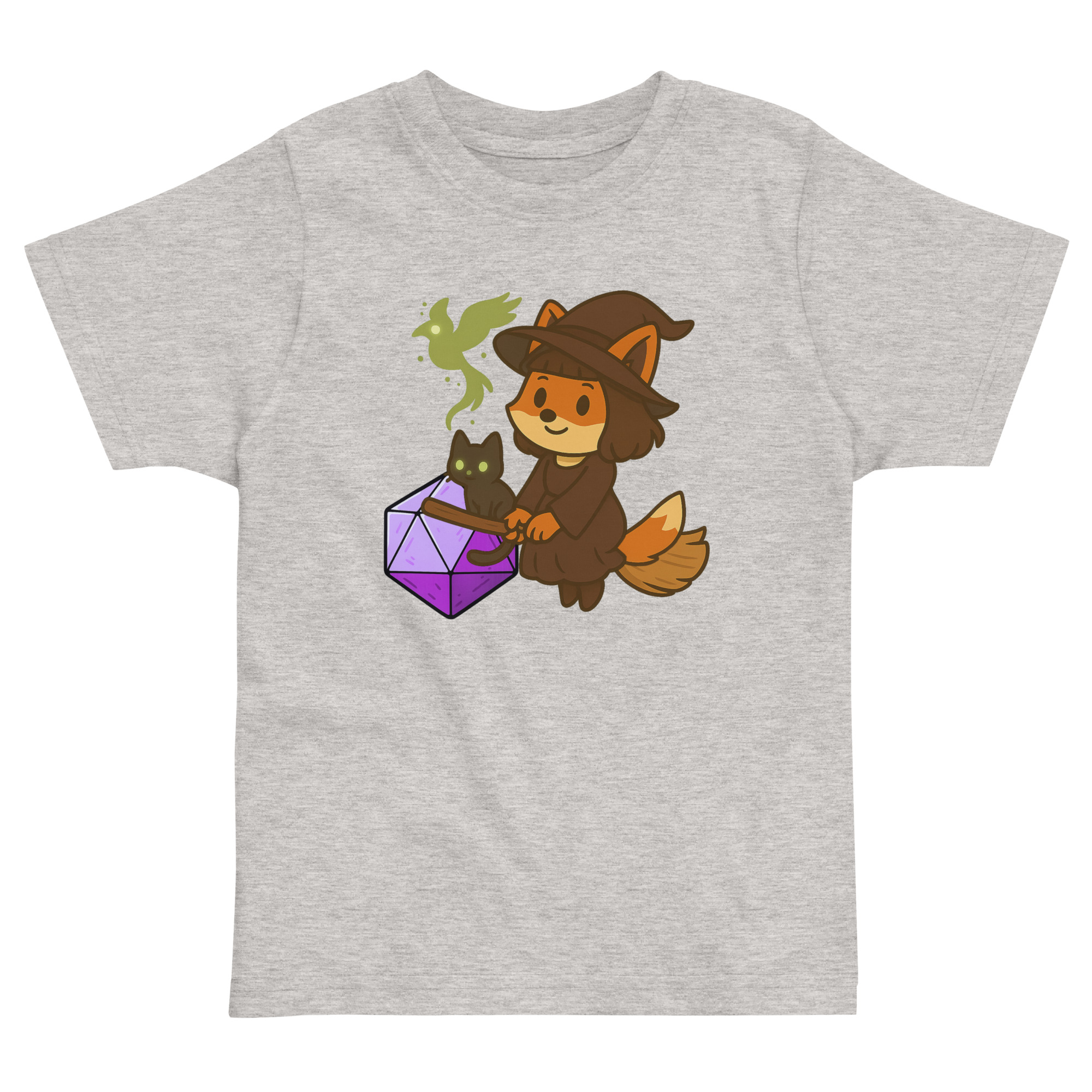 Dicefox Witch - Jersey-DTG-T-Shirt für Kleinkinder – Bild 4