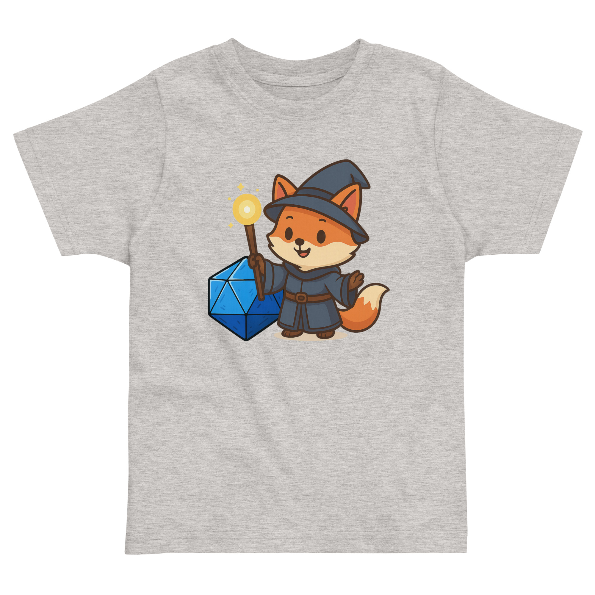 Dicefox Wizard - Jersey-DTG-T-Shirt für Kleinkinder – Bild 4