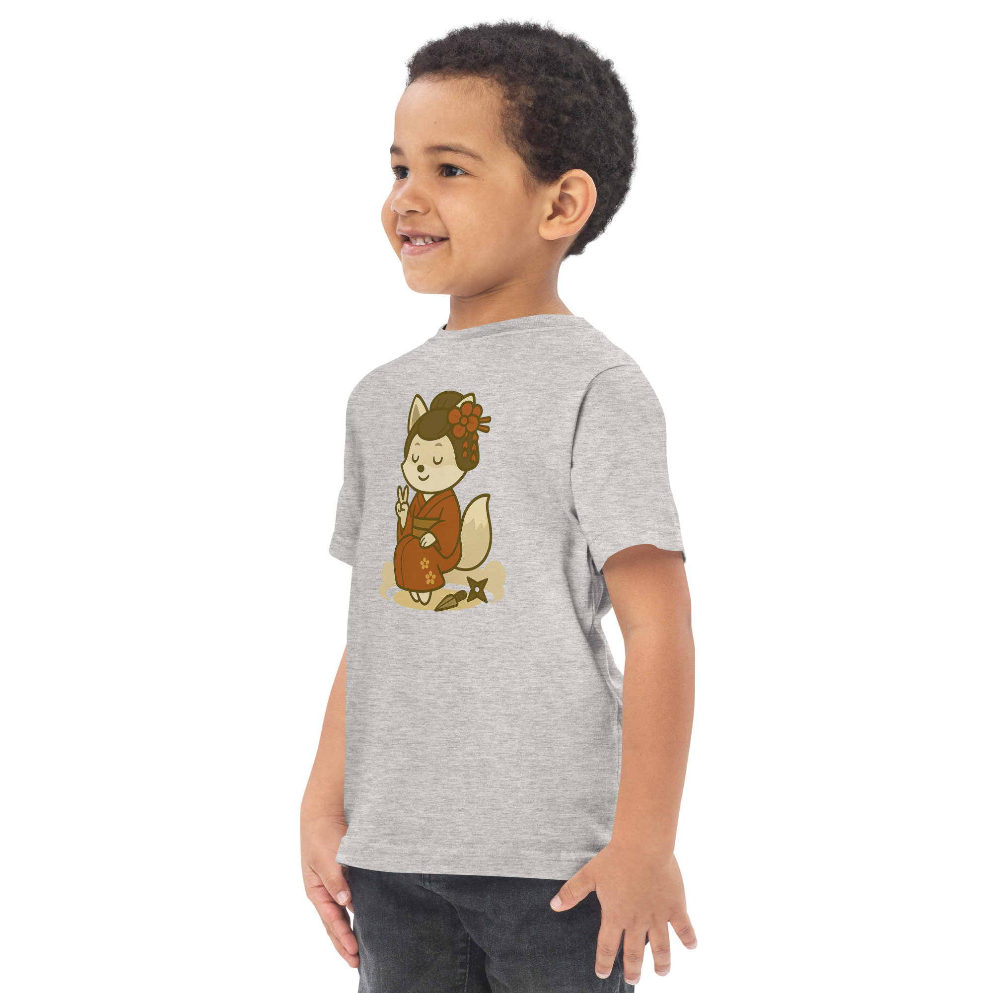 Fox Kunoishi - Jersey-DTG-T-Shirt für Kleinkinder – Bild 15