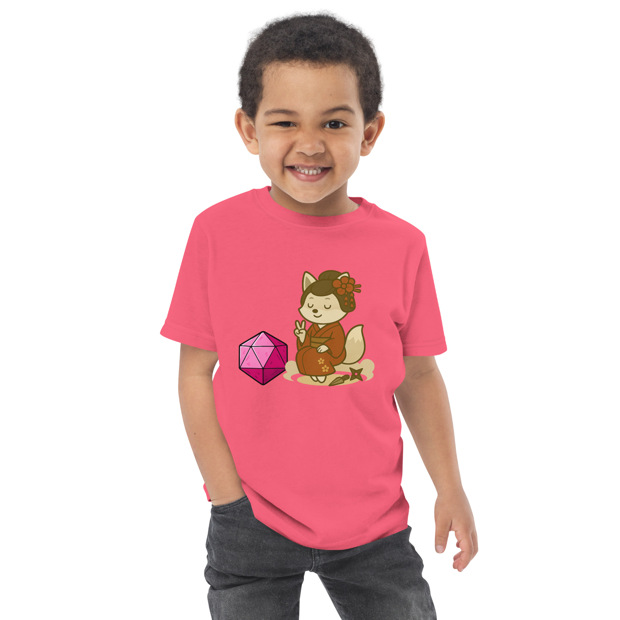 Dicefox Konoishi - Jersey-DTG-T-Shirt für Kleinkinder – Bild 12