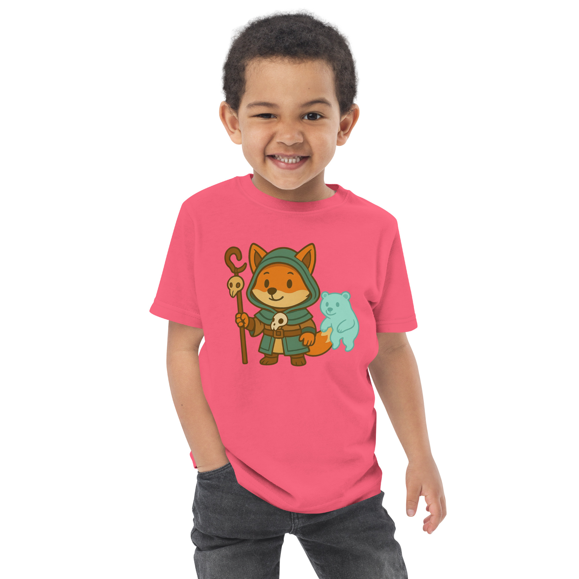 Fox Shaman - Jersey-DTG-T-Shirt für Kleinkinder – Bild 12