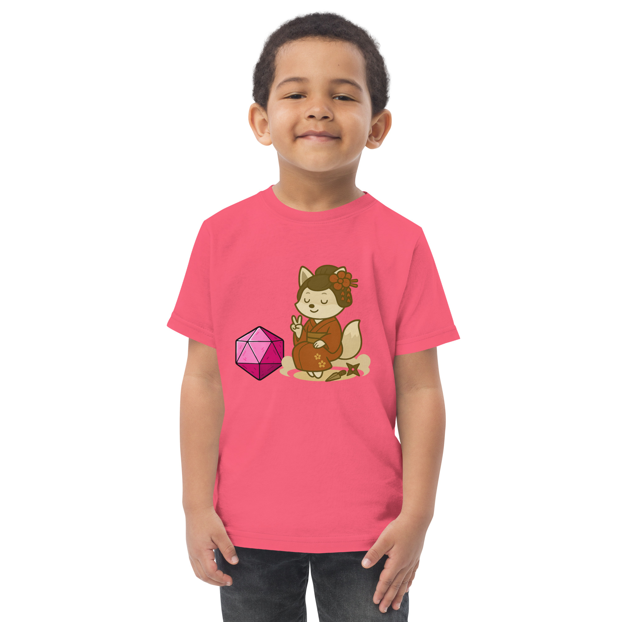 Dicefox Konoishi - Jersey-DTG-T-Shirt für Kleinkinder – Bild 9
