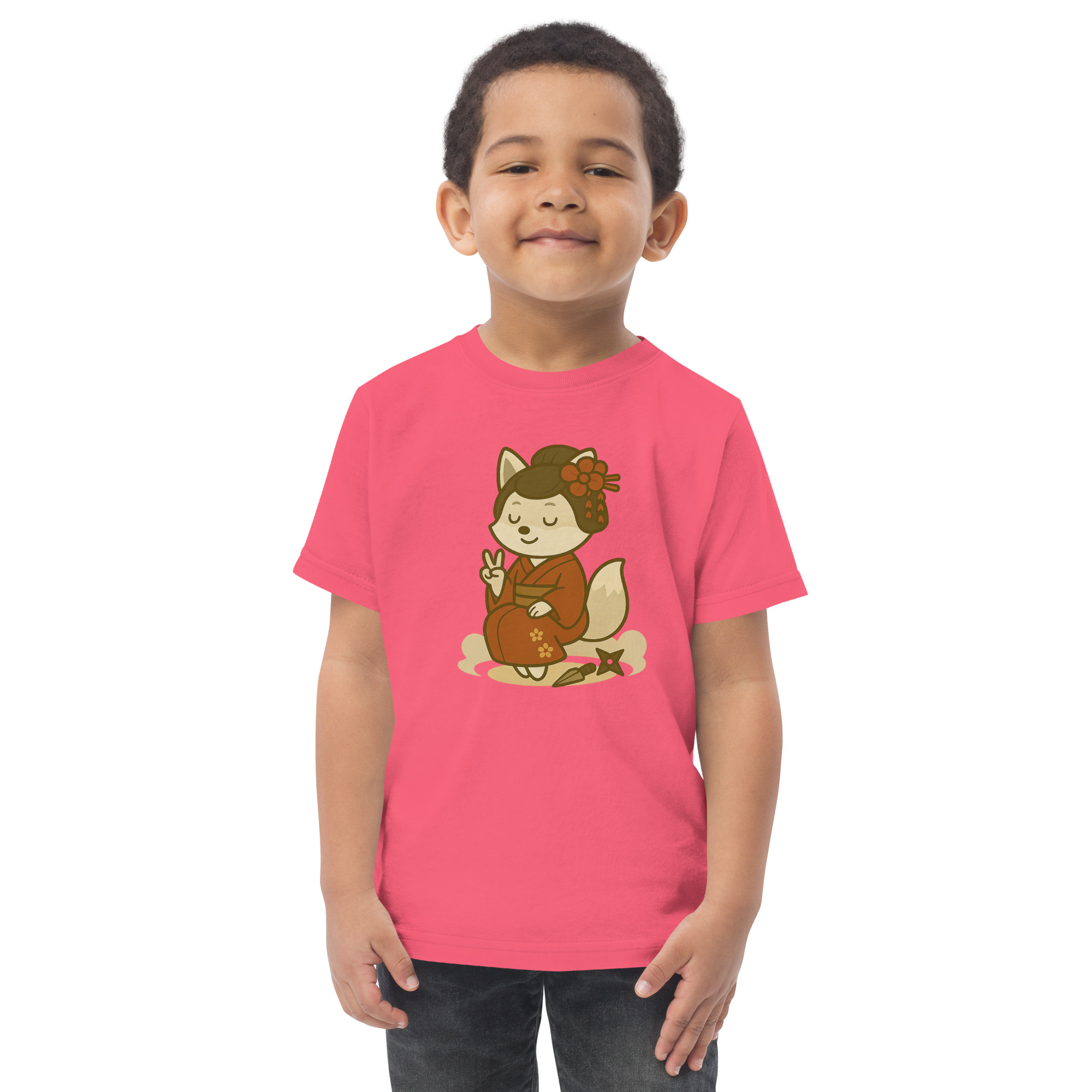 Fox Kunoishi - Jersey-DTG-T-Shirt für Kleinkinder – Bild 9