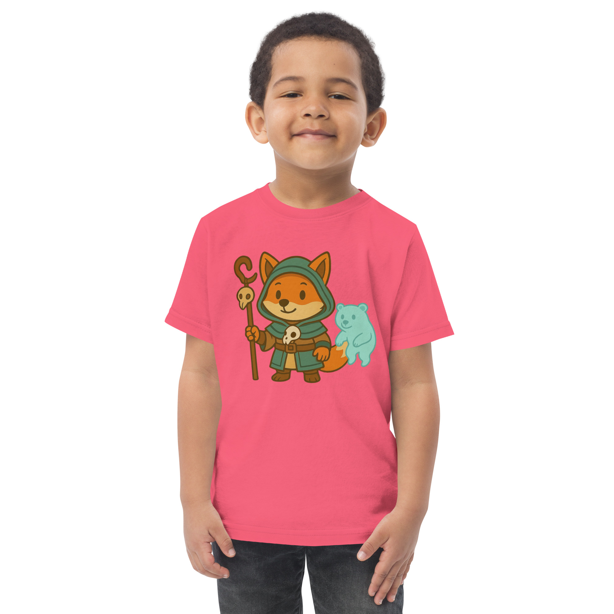 Fox Shaman - Jersey-DTG-T-Shirt für Kleinkinder – Bild 9