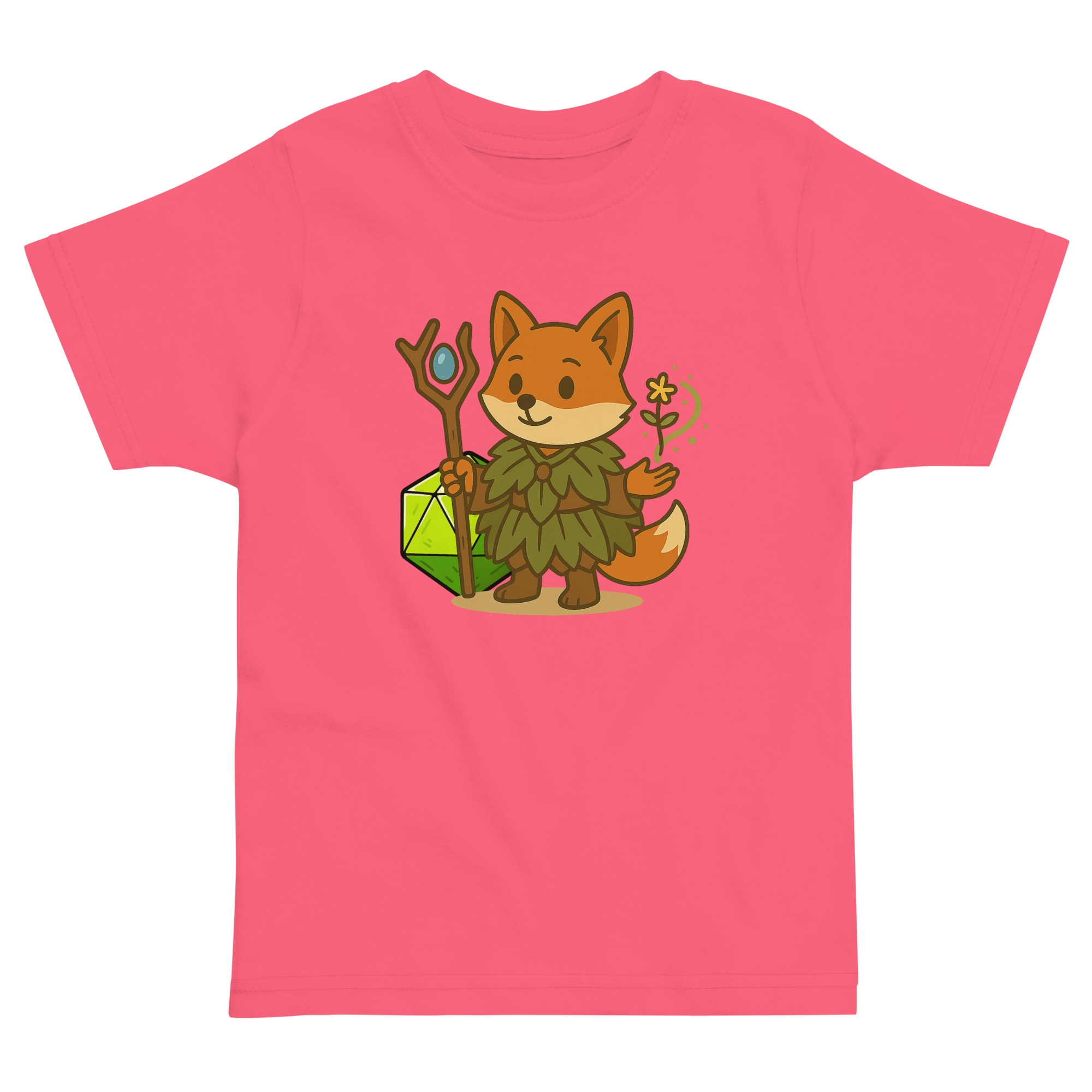 Dicefox Druid - Jersey-DTG-T-Shirt für Kleinkinder – Bild 3