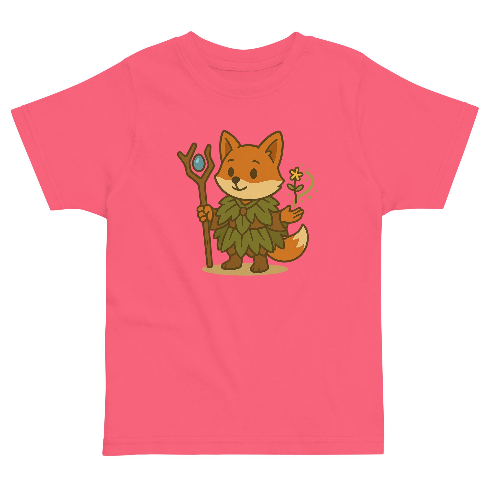 Fox Druid - Jersey-DTG-T-Shirt für Kleinkinder – Bild 3