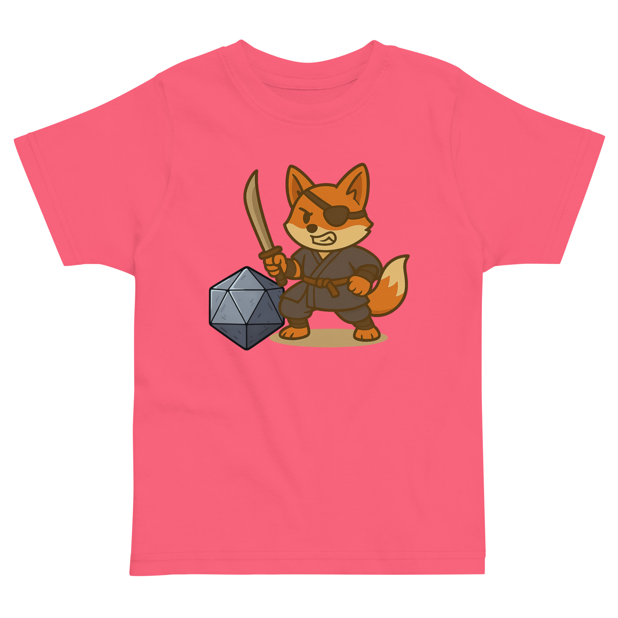 Dicefox Ronin - Jersey-DTG-T-Shirt für Kleinkinder – Bild 3