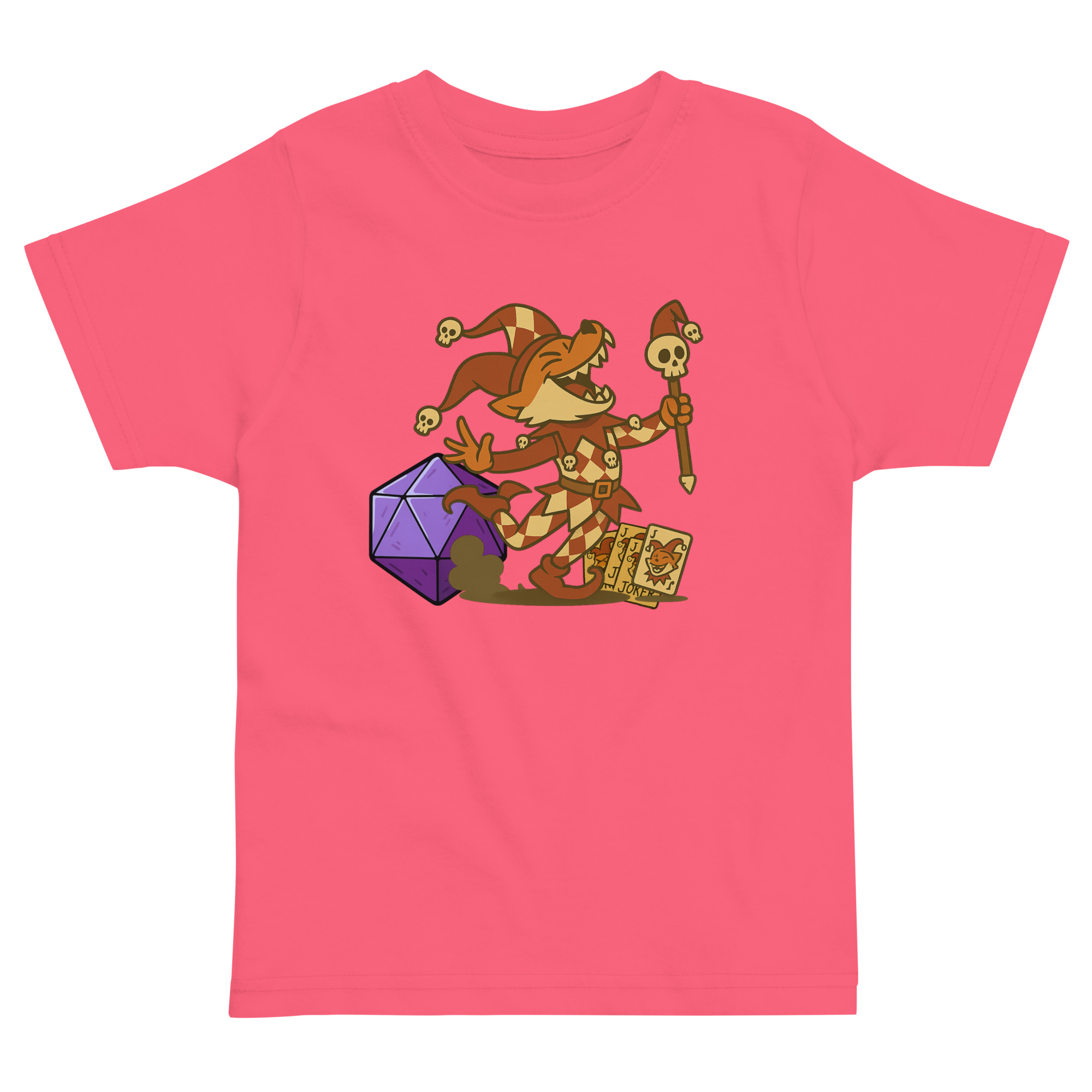 Dicefox Trickser - Jersey-DTG-T-Shirt für Kleinkinder – Bild 3