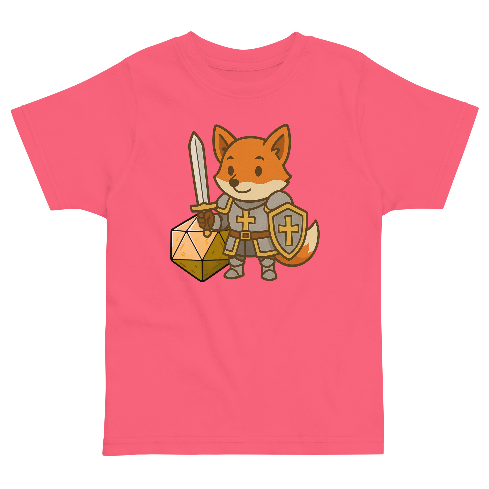 Dicefox Paladin - Jersey-DTG-T-Shirt für Kleinkinder – Bild 3