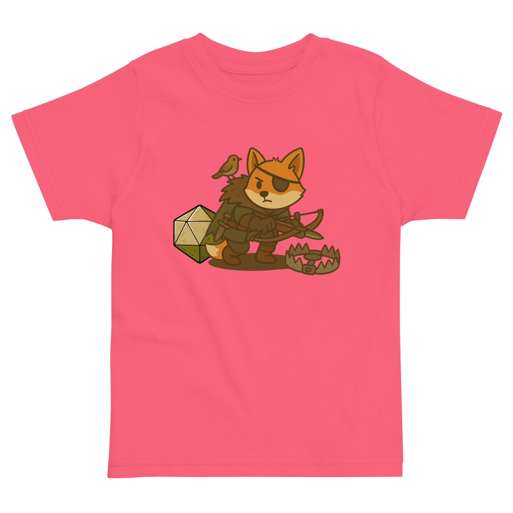 Dicefox Hunter - Jersey-DTG-T-Shirt für Kleinkinder – Bild 3