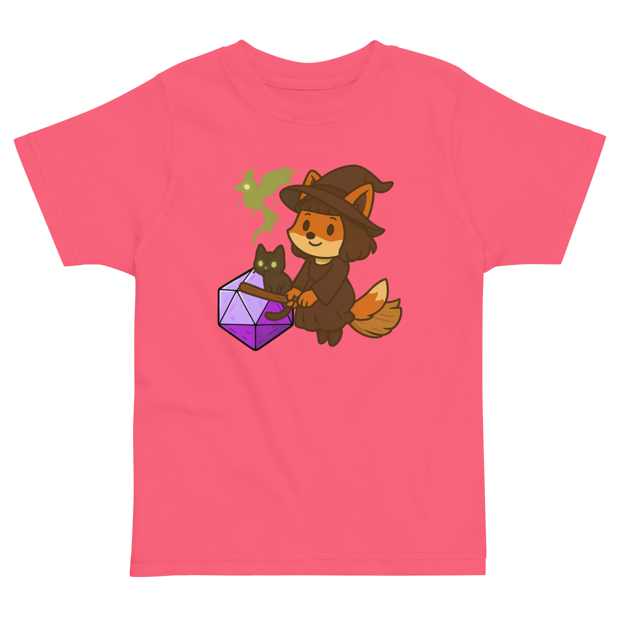 Dicefox Witch - Jersey-DTG-T-Shirt für Kleinkinder – Bild 3
