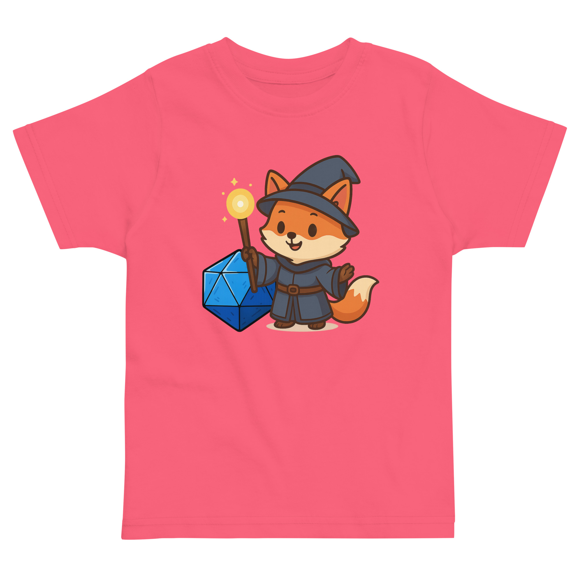 Dicefox Wizard - Jersey-DTG-T-Shirt für Kleinkinder – Bild 3