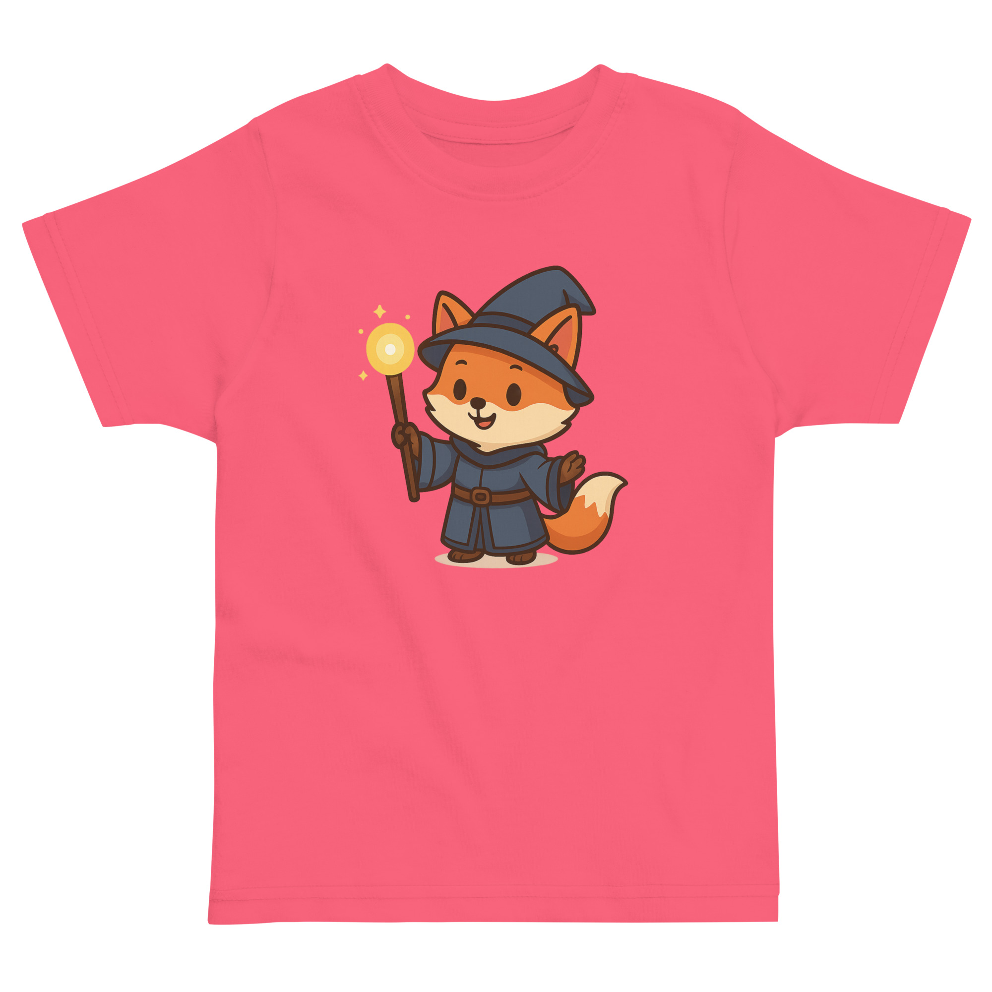 Fox Wizard - Jersey-DTG-T-Shirt für Kleinkinder – Bild 3