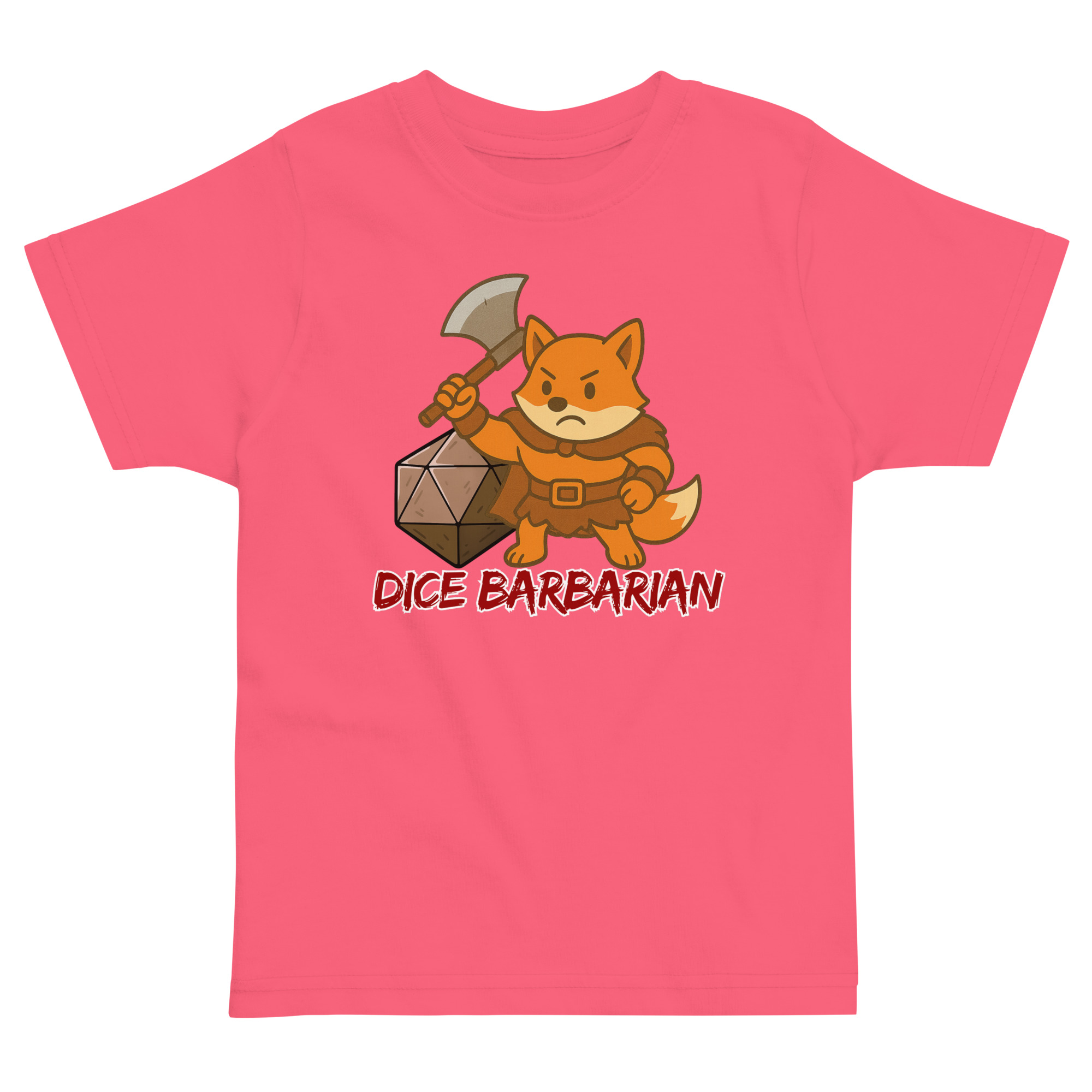 Dice Barbarian - Jersey-DTG-T-Shirt für Kleinkinder – Bild 4