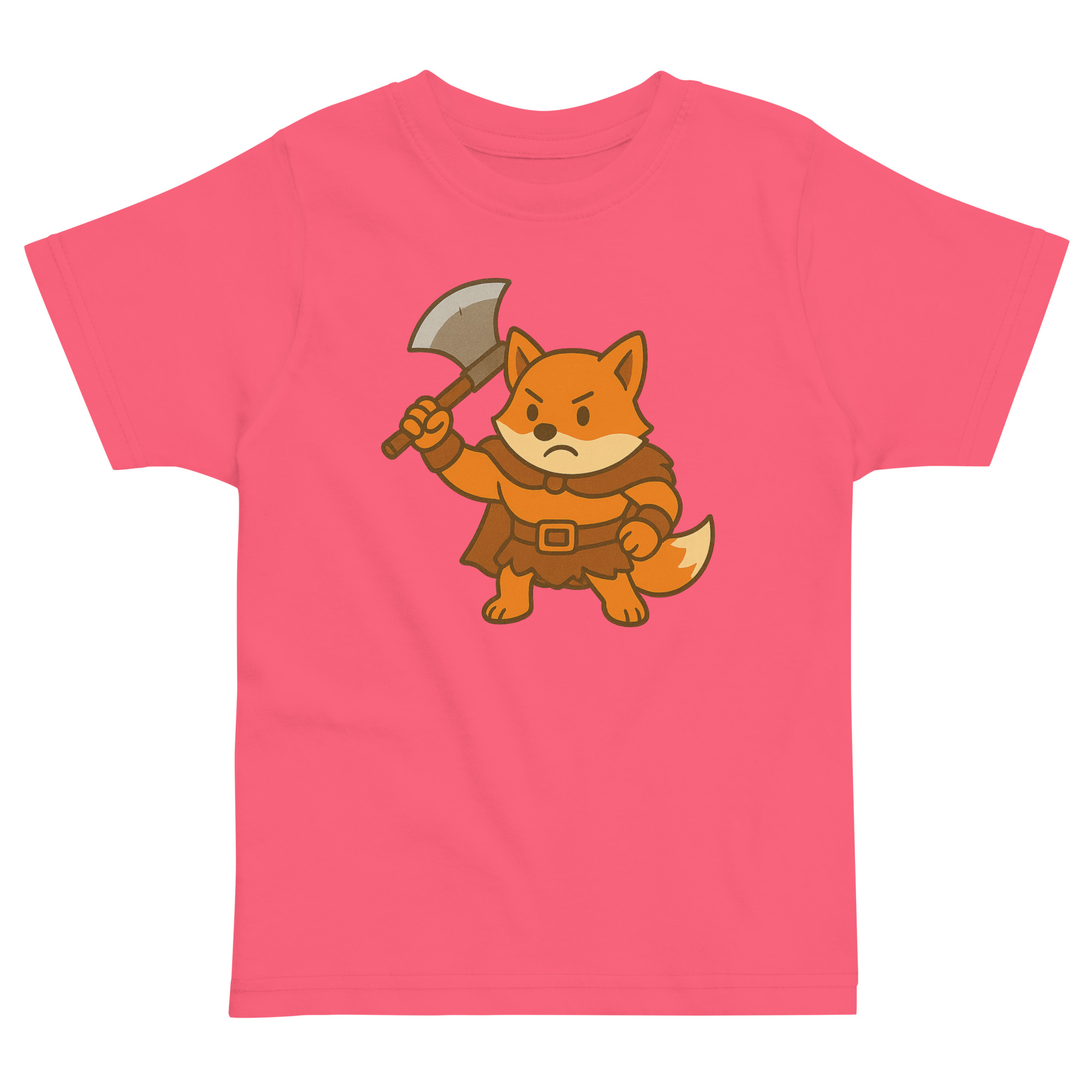 Fox Barbarian - Jersey-DTG-T-Shirt für Kleinkinder – Bild 4
