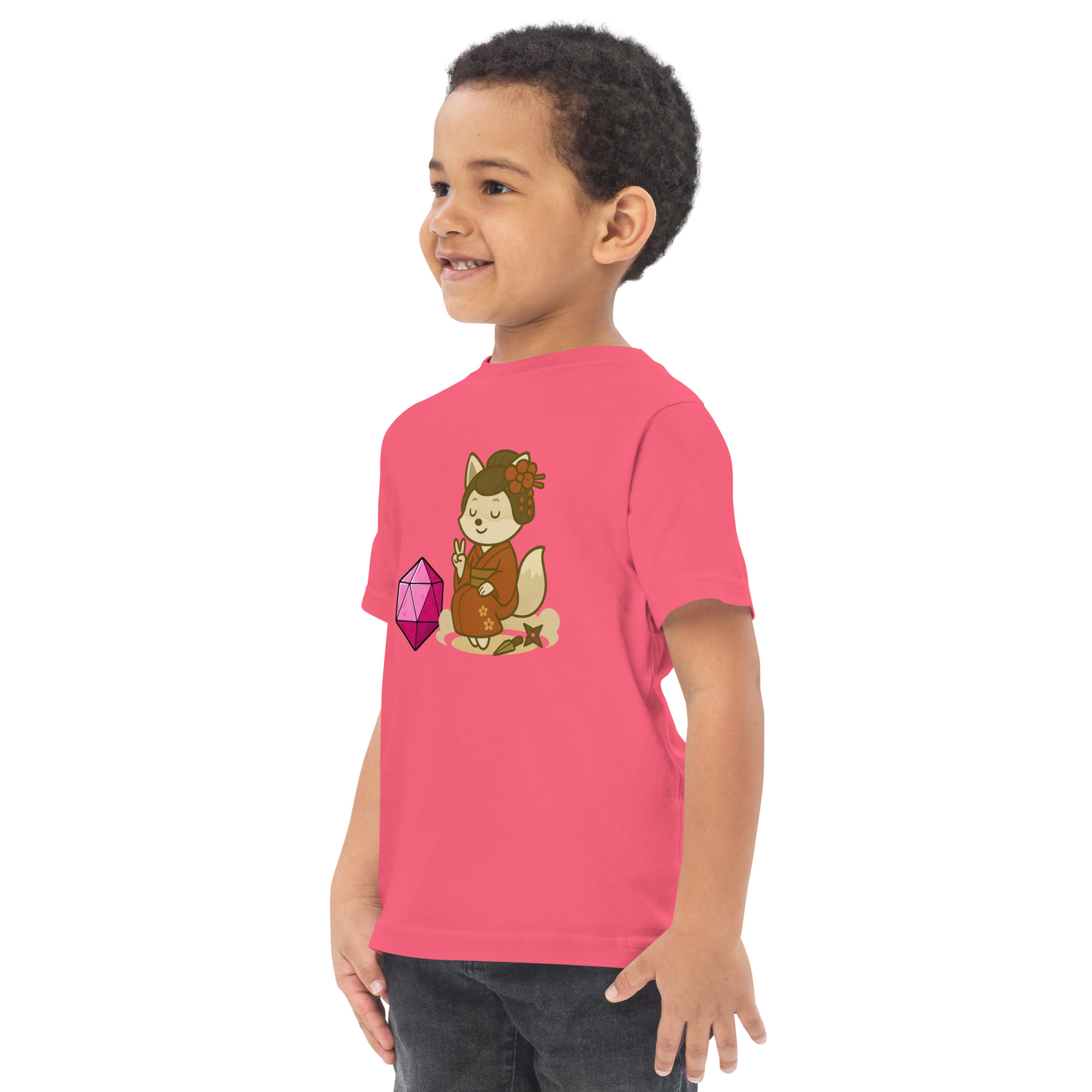 Dicefox Konoishi - Jersey-DTG-T-Shirt für Kleinkinder – Bild 11