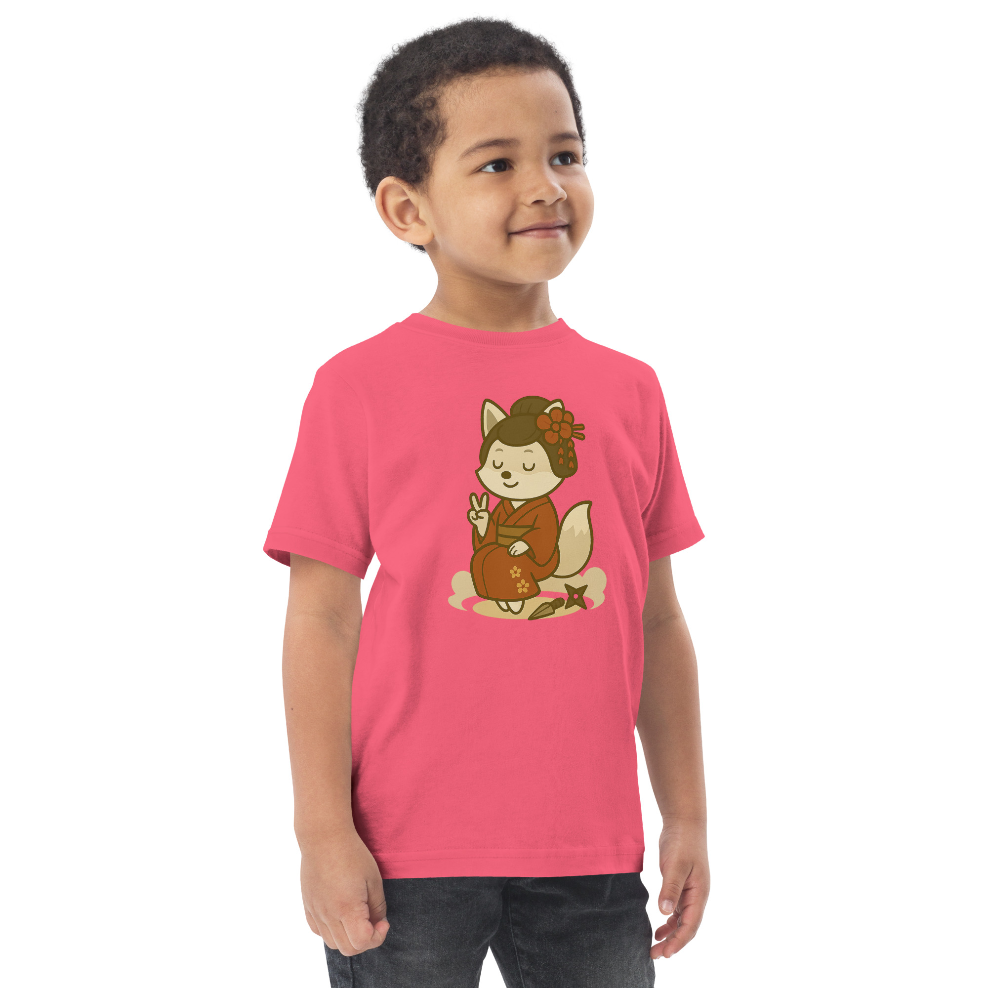 Fox Kunoishi - Jersey-DTG-T-Shirt für Kleinkinder – Bild 10