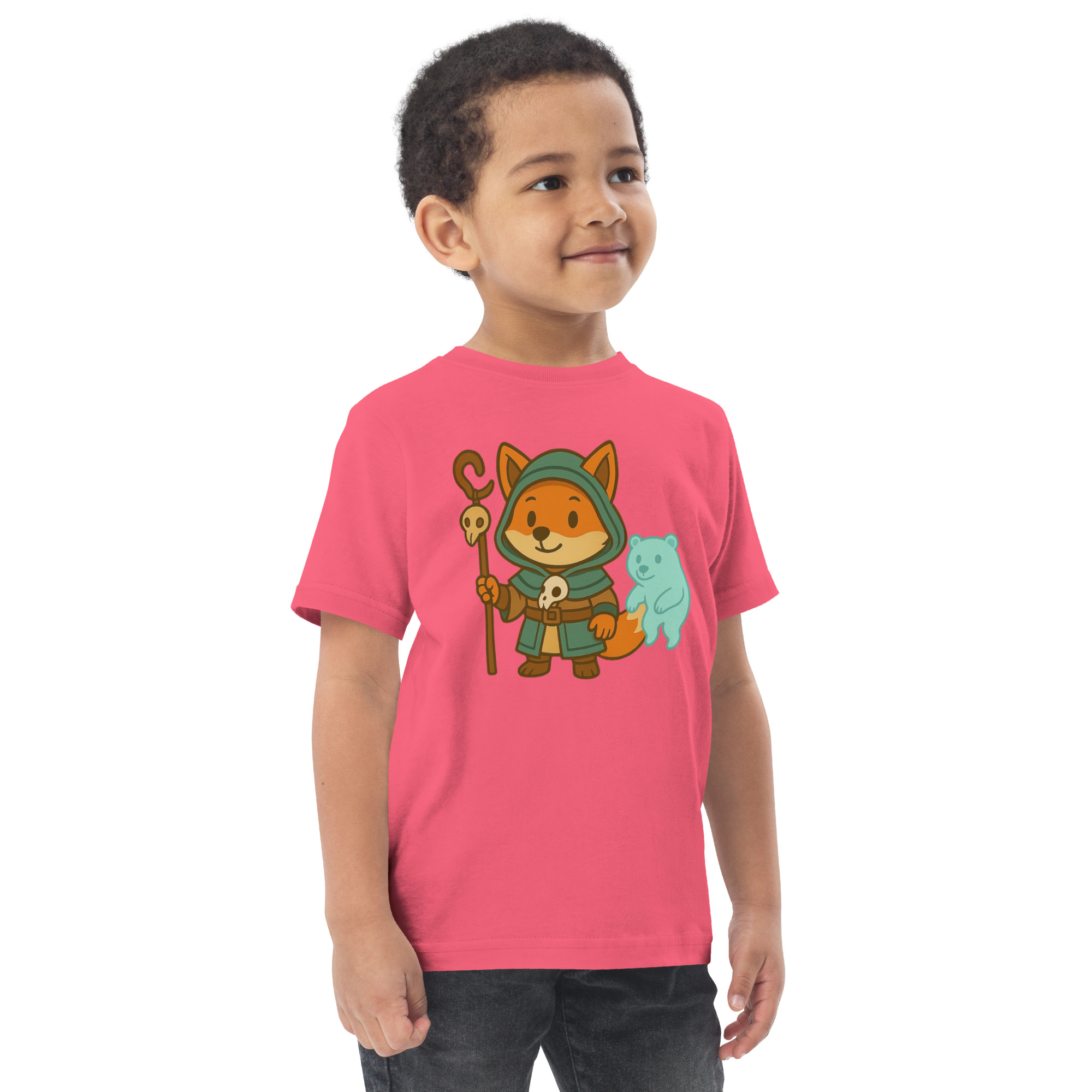 Fox Shaman - Jersey-DTG-T-Shirt für Kleinkinder – Bild 10