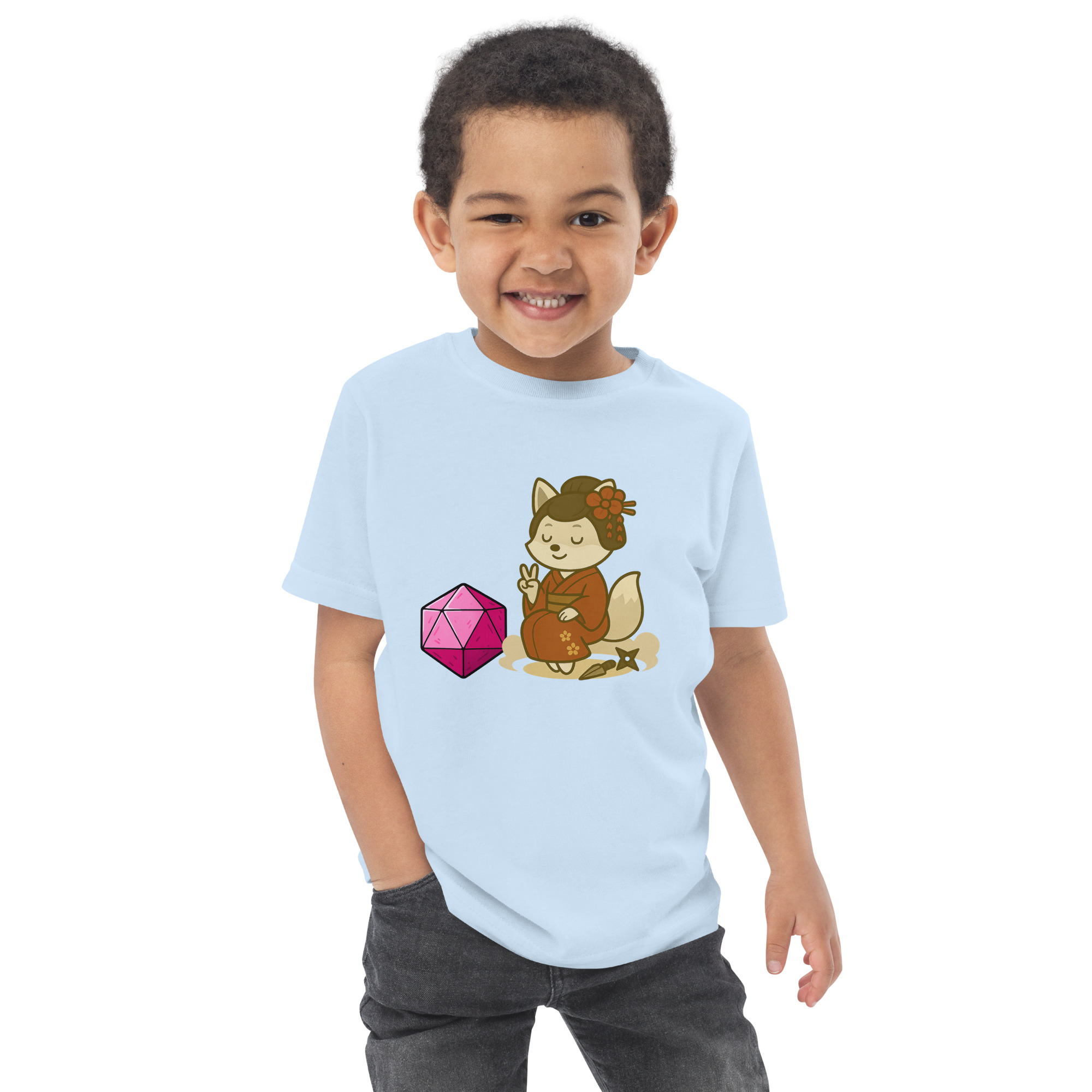 Dicefox Konoishi - Jersey-DTG-T-Shirt für Kleinkinder – Bild 20