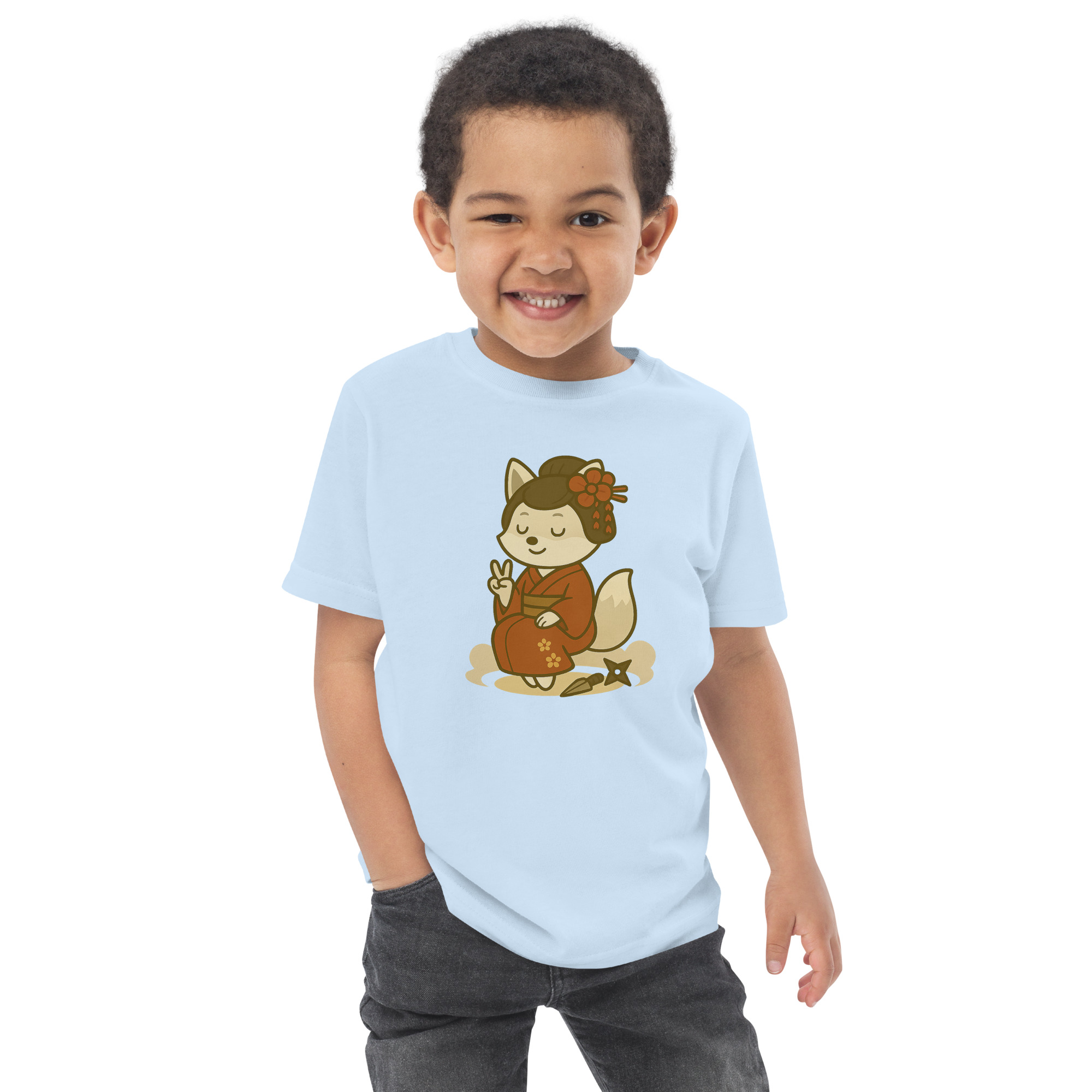 Fox Kunoishi - Jersey-DTG-T-Shirt für Kleinkinder – Bild 20