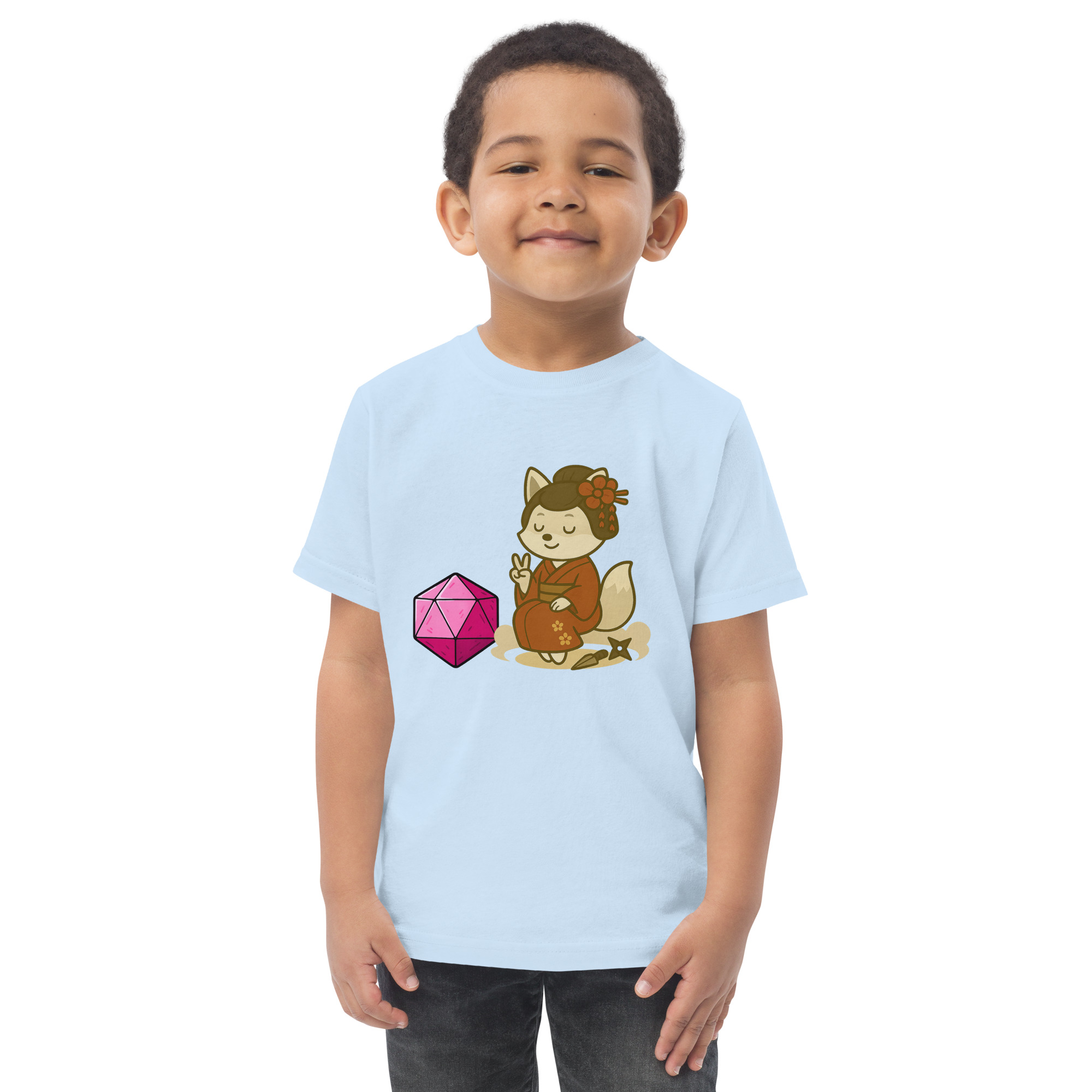 Dicefox Konoishi - Jersey-DTG-T-Shirt für Kleinkinder – Bild 17