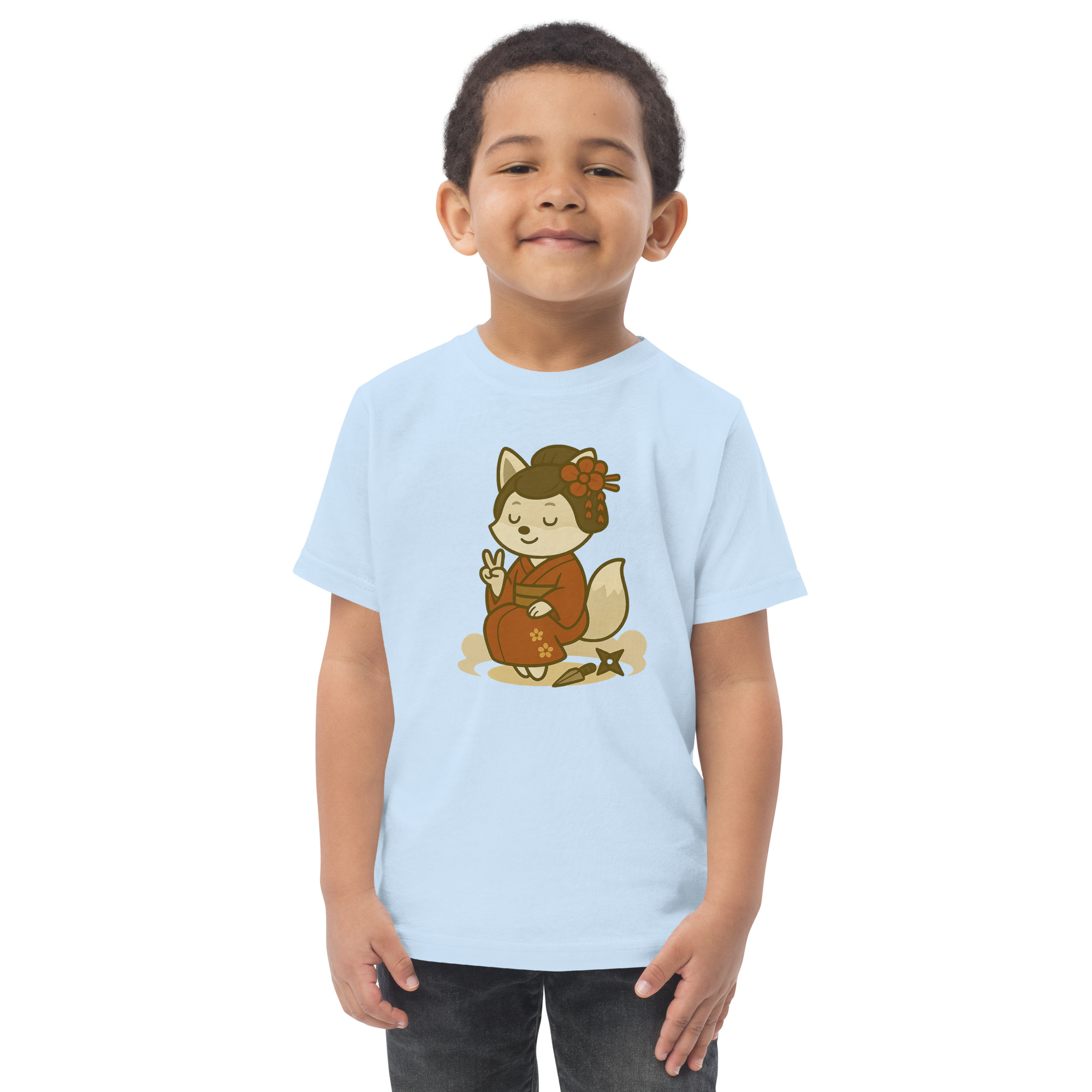 Fox Kunoishi - Jersey-DTG-T-Shirt für Kleinkinder – Bild 17