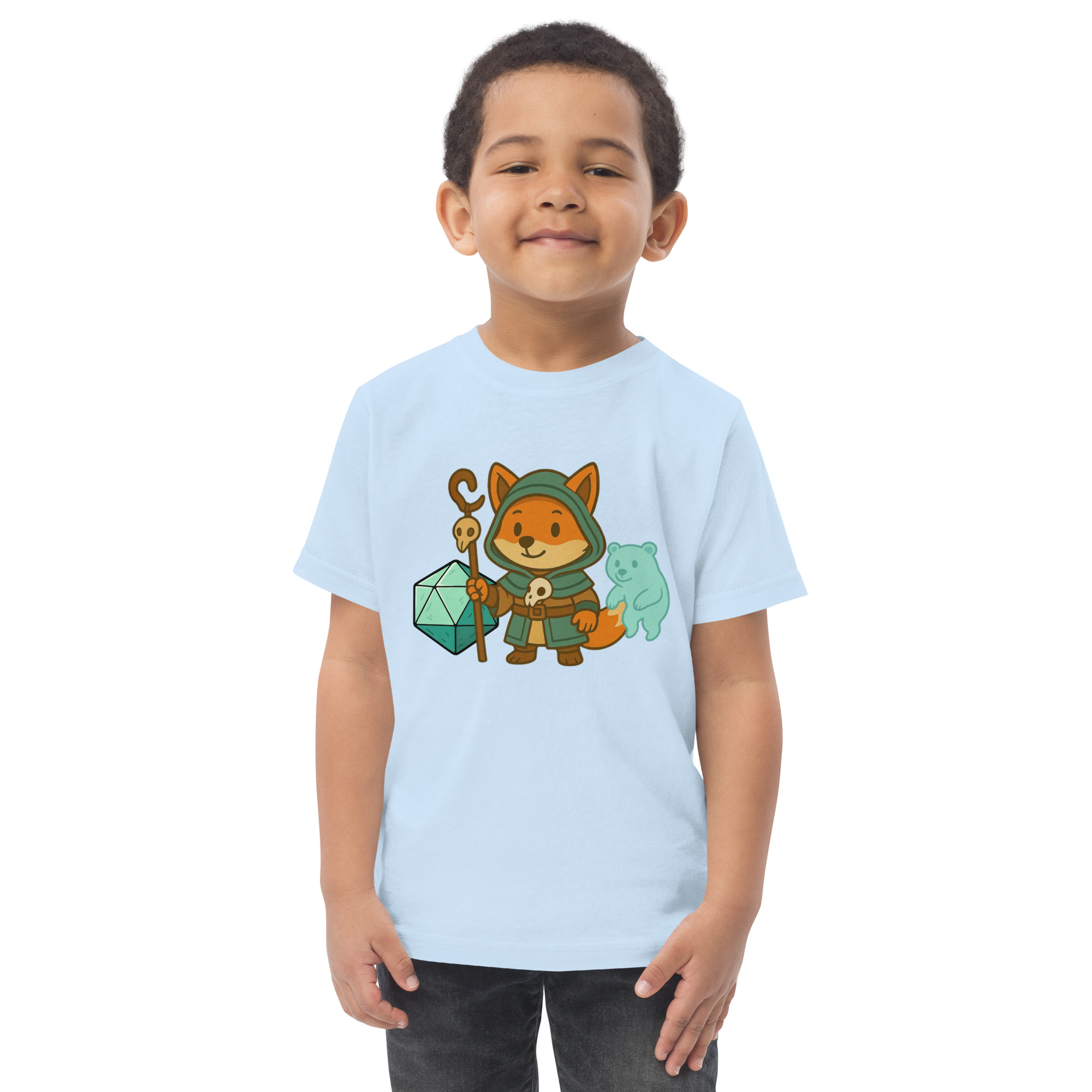 Dicefox Shaman - Jersey-DTG-T-Shirt für Kleinkinder – Bild 17