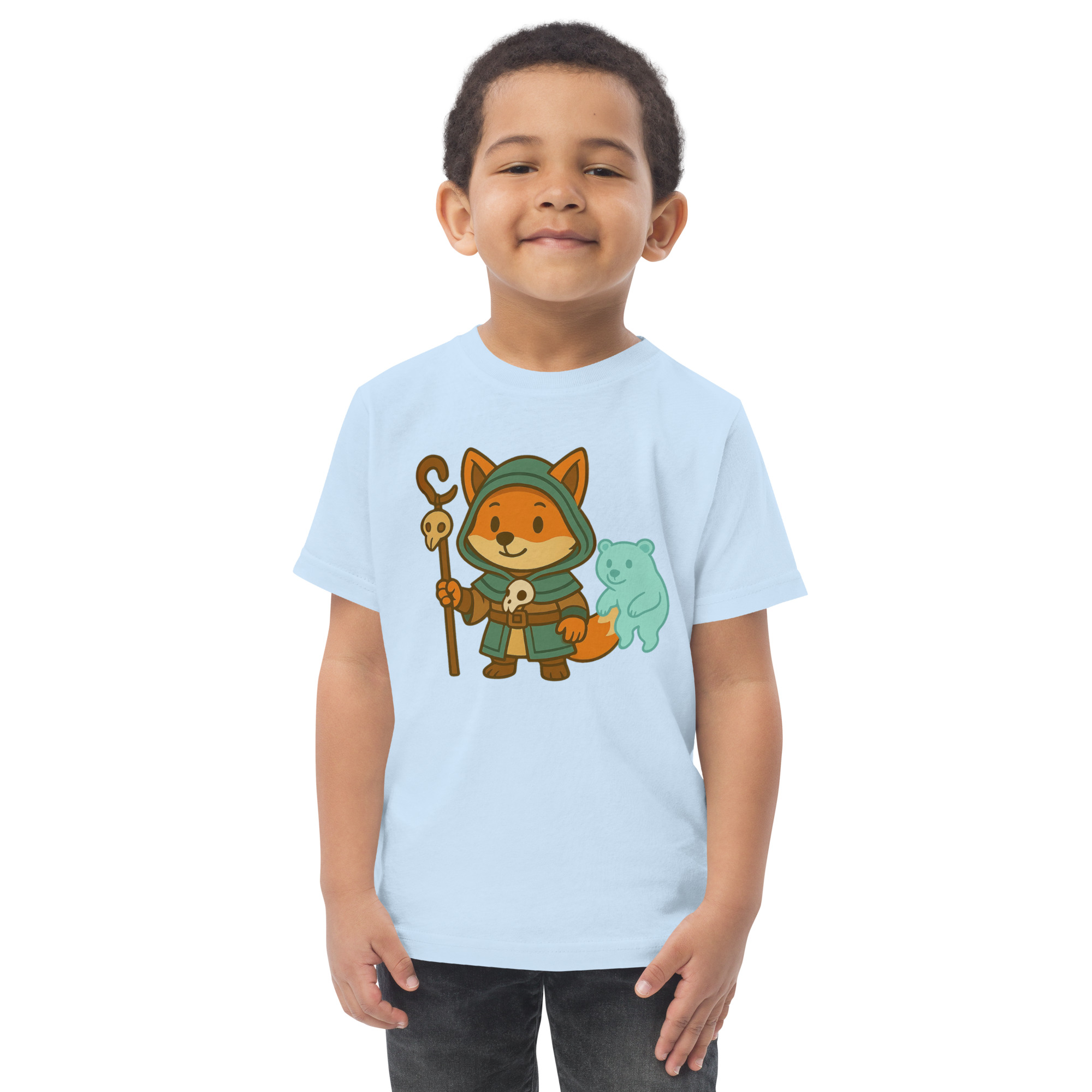 Fox Shaman - Jersey-DTG-T-Shirt für Kleinkinder – Bild 17