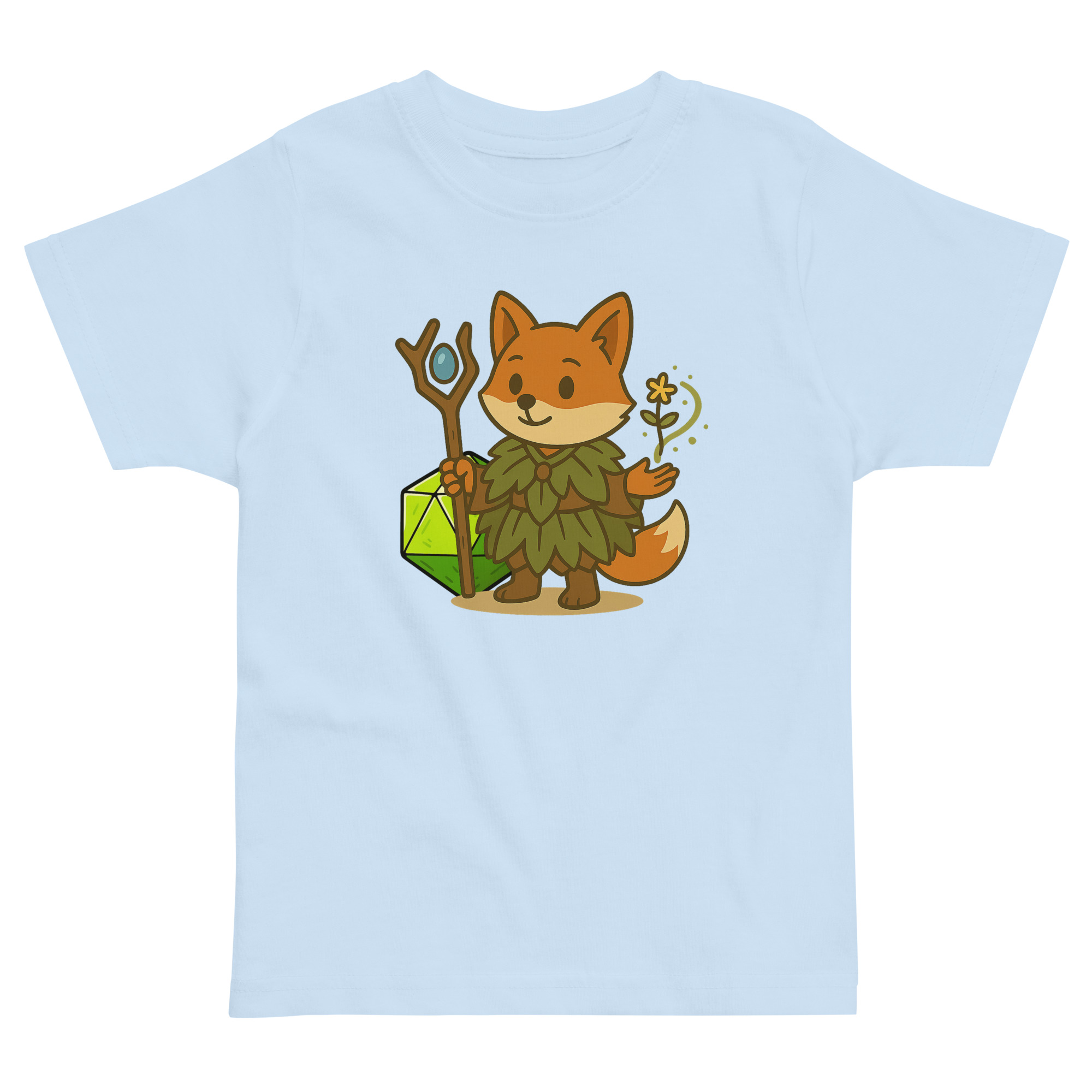 Dicefox Druid - Jersey-DTG-T-Shirt für Kleinkinder – Bild 5