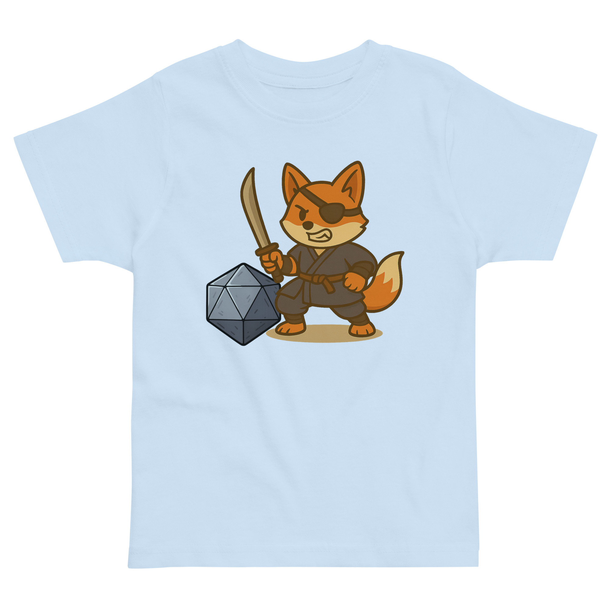 Dicefox Ronin - Jersey-DTG-T-Shirt für Kleinkinder – Bild 5