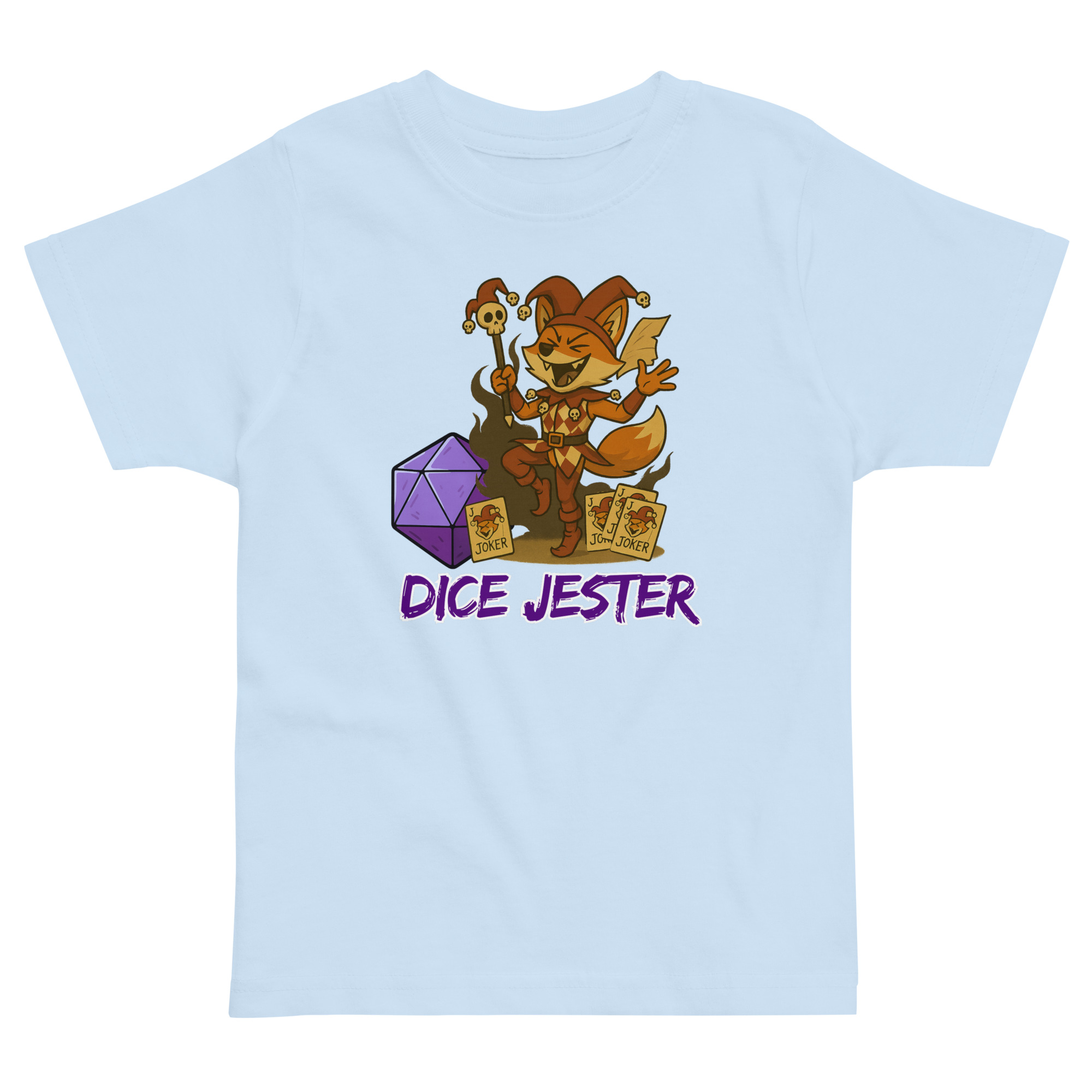 Dice Jester - Jersey-DTG-T-Shirt für Kleinkinder – Bild 5