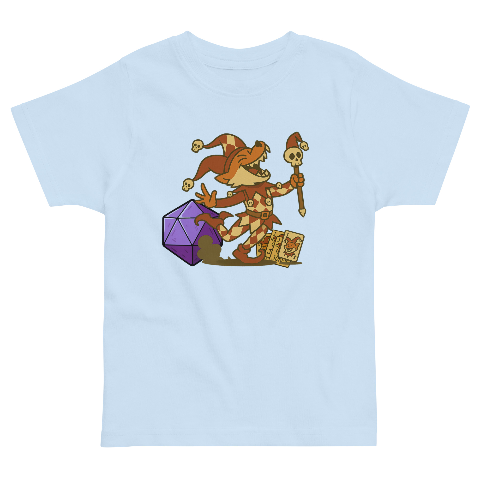 Dicefox Trickser - Jersey-DTG-T-Shirt für Kleinkinder – Bild 5