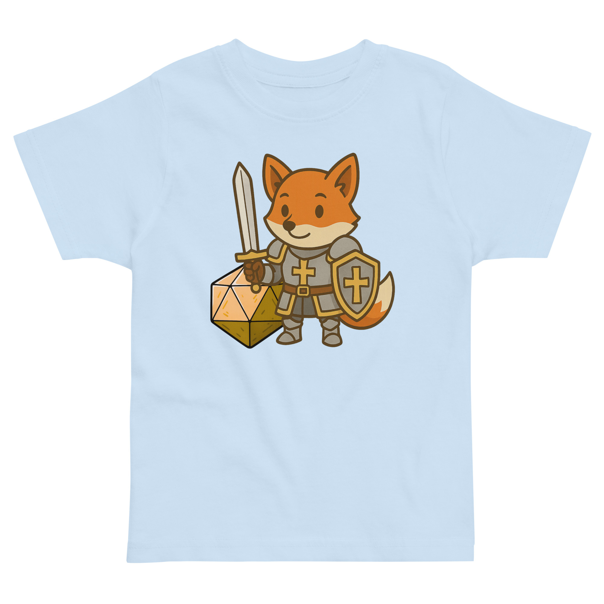 Dicefox Paladin - Jersey-DTG-T-Shirt für Kleinkinder – Bild 5