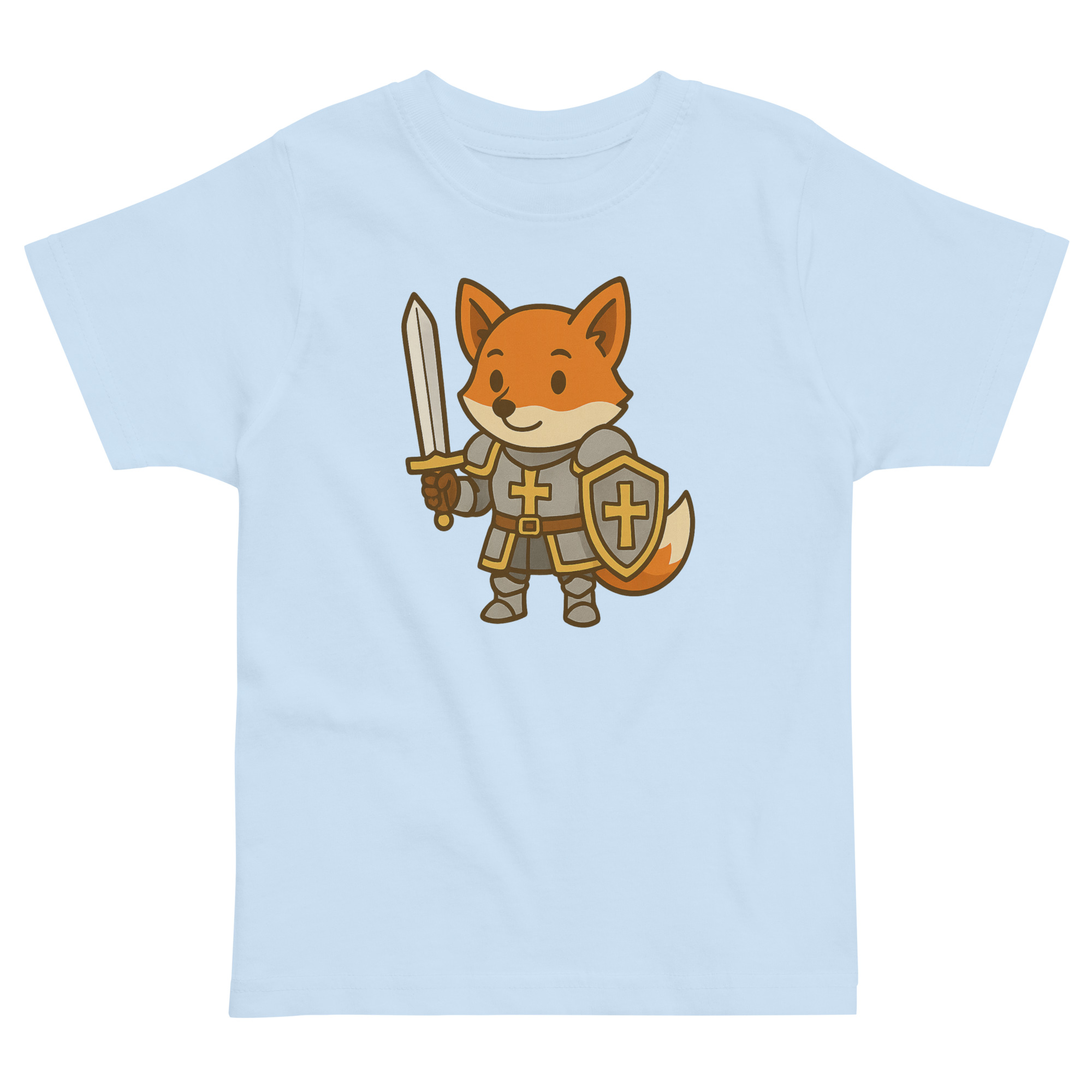 Fox Paladin - Jersey-DTG-T-Shirt für Kleinkinder – Bild 5