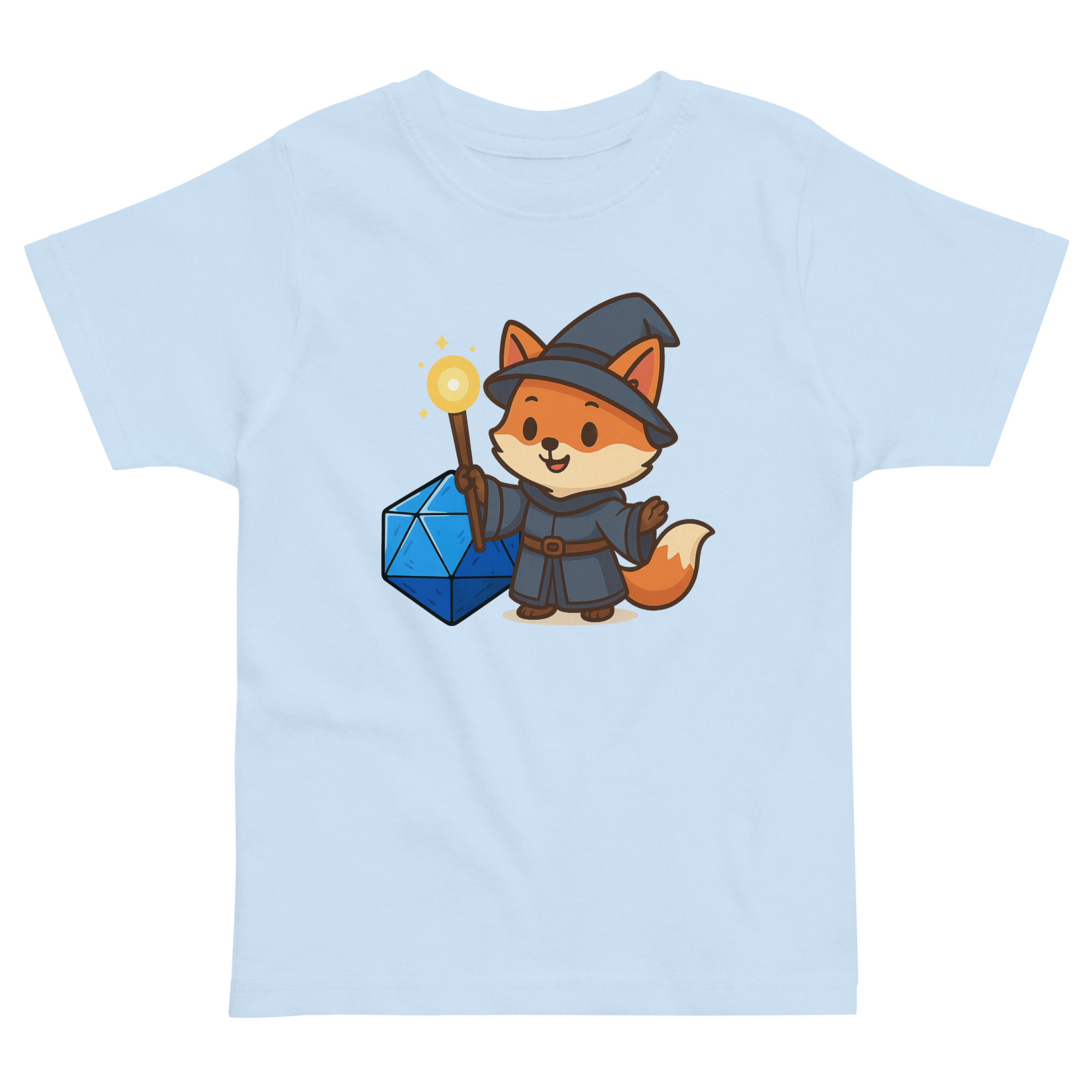 Dicefox Wizard - Jersey-DTG-T-Shirt für Kleinkinder – Bild 5
