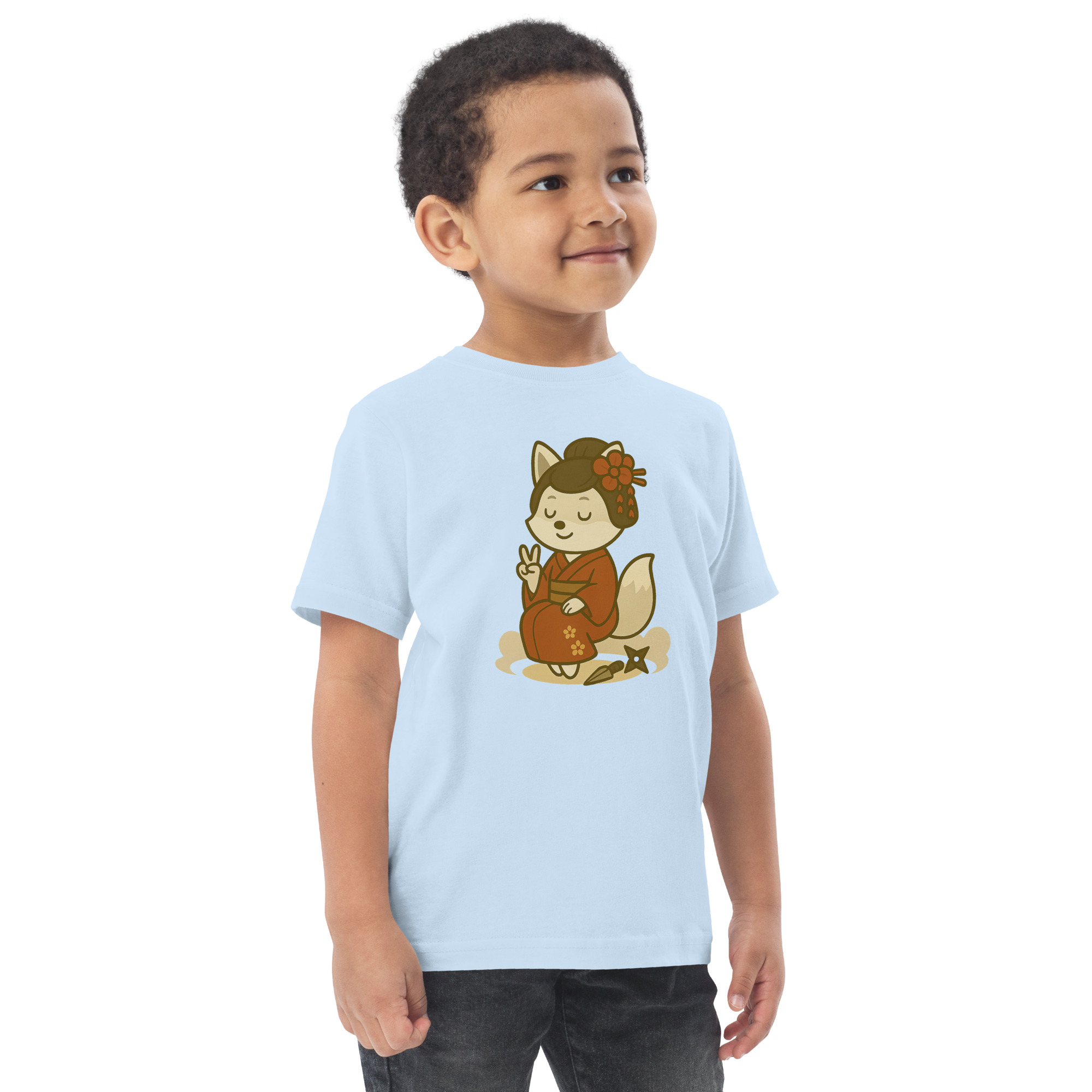 Fox Kunoishi - Jersey-DTG-T-Shirt für Kleinkinder – Bild 18