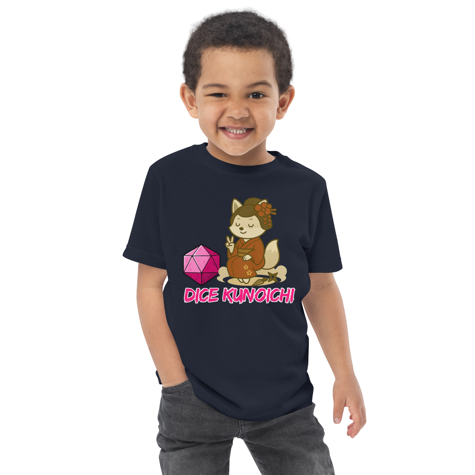 Dice Kunoishi - Jersey-DTG-T-Shirt für Kleinkinder – Bild 8