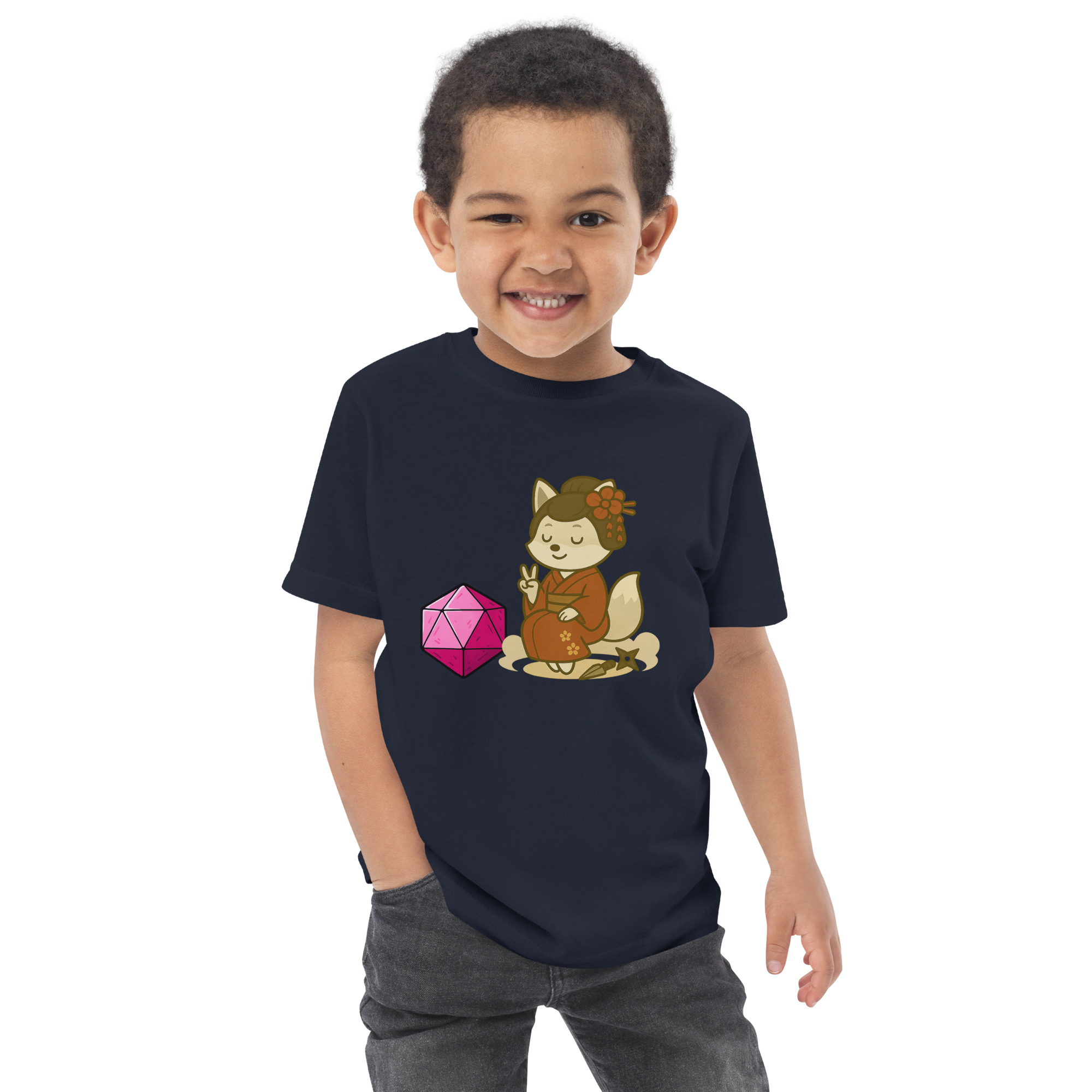 Dicefox Konoishi - Jersey-DTG-T-Shirt für Kleinkinder – Bild 8