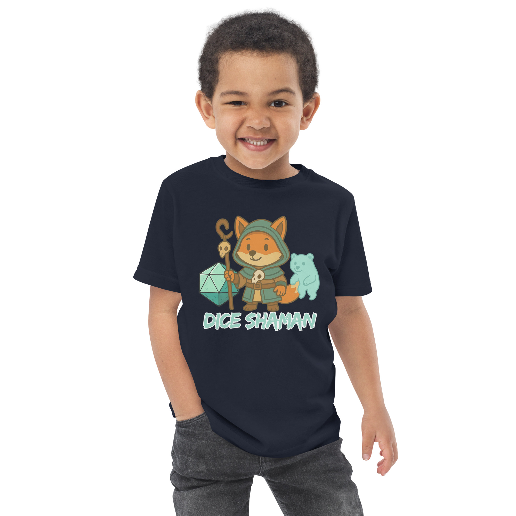 Dice Shaman - Jersey-DTG-T-Shirt für Kleinkinder – Bild 8